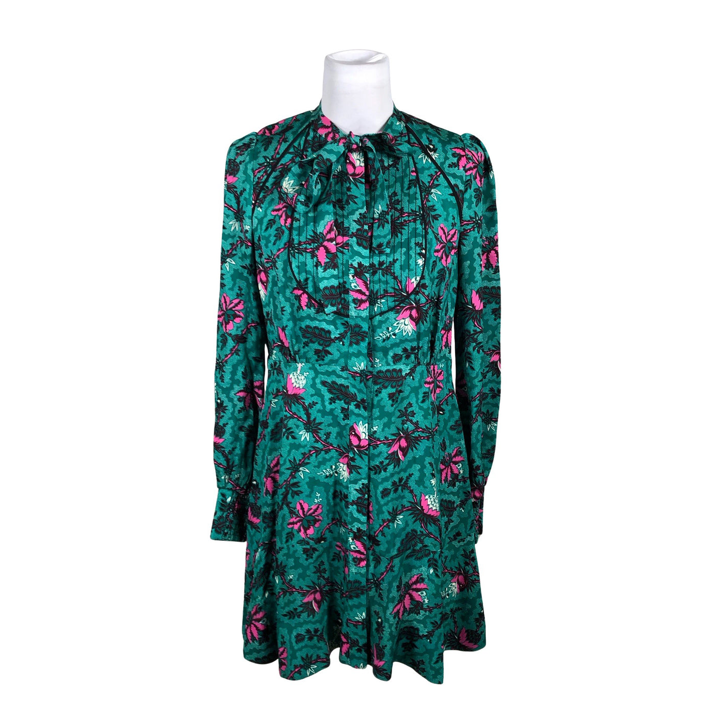 Unisex ME+EM - Schiffon dress, size 38 - Black (1)