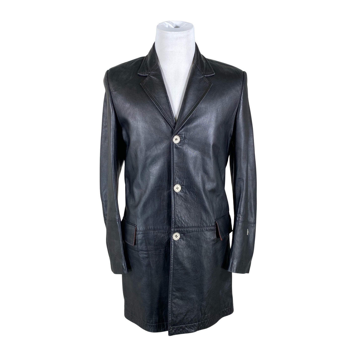 Unisex Versace Jeans Couture - Leather jacket, size S - Black (1)