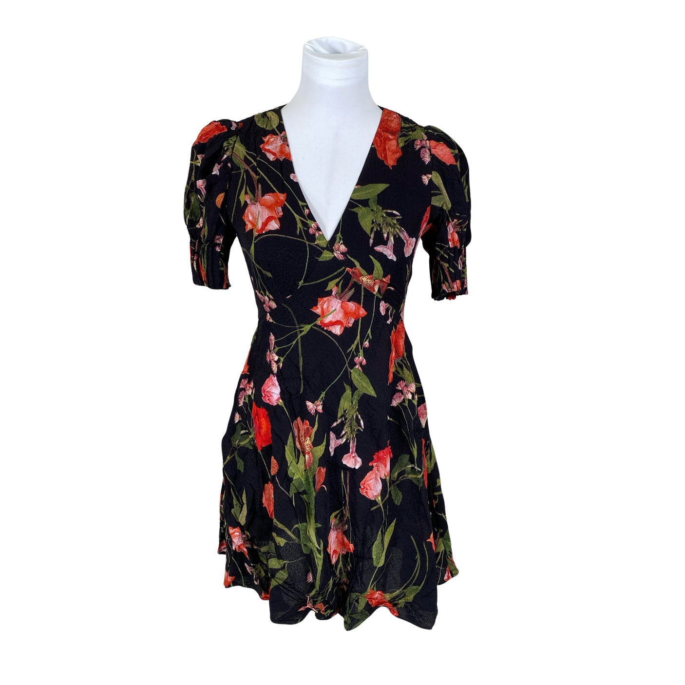 Unisex Ted Baker - Schiffon dress, size 36 - Black (1)