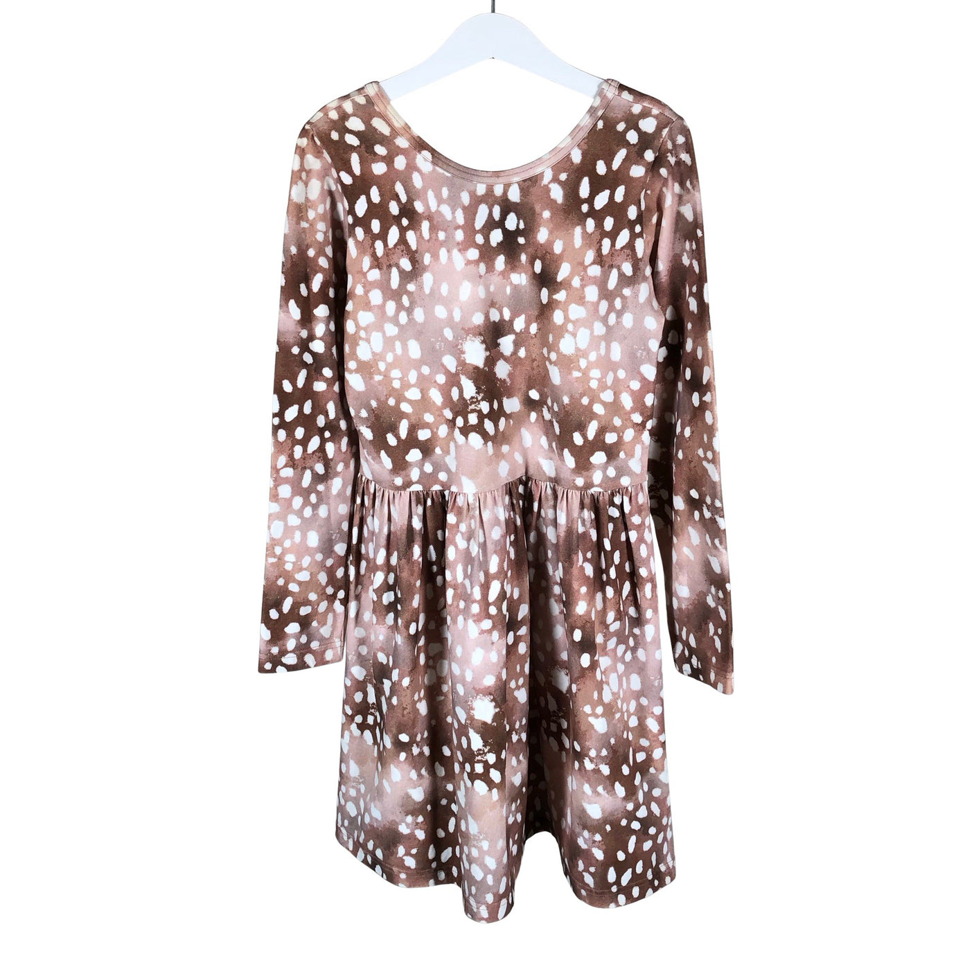 Unisex Kaiko - Tricot dress, size 134 - 140 - Brown (1)