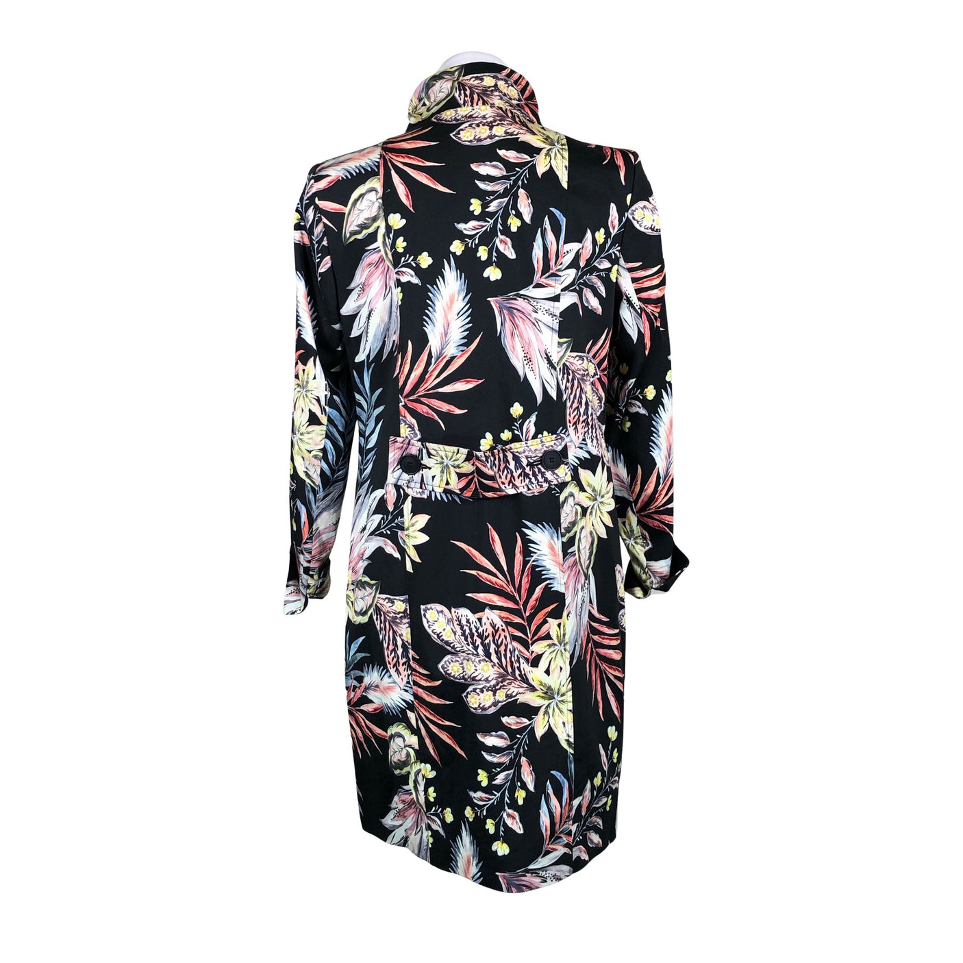 Unisex S.T.I - Trench coat, size 36 - Black (2)