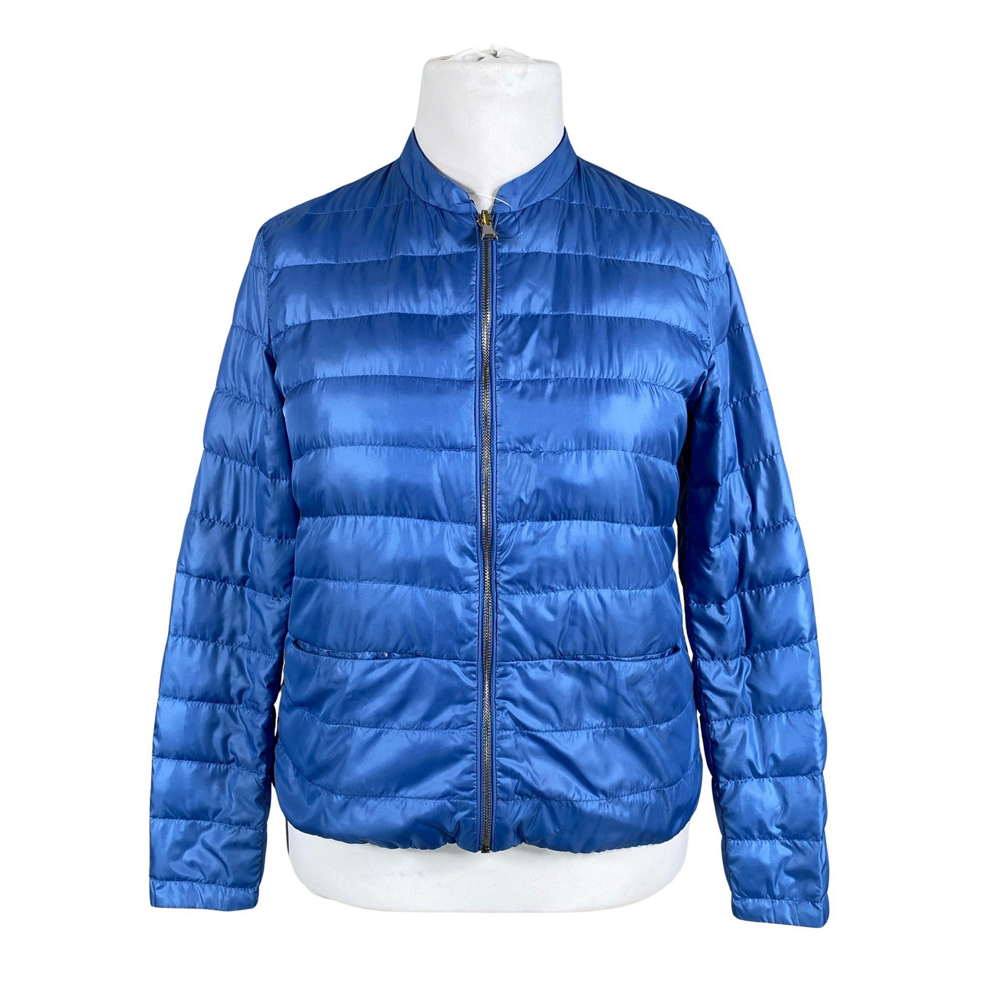 Unisex Massimo Dutti - Light down jacket, size 40 - Blue (1)