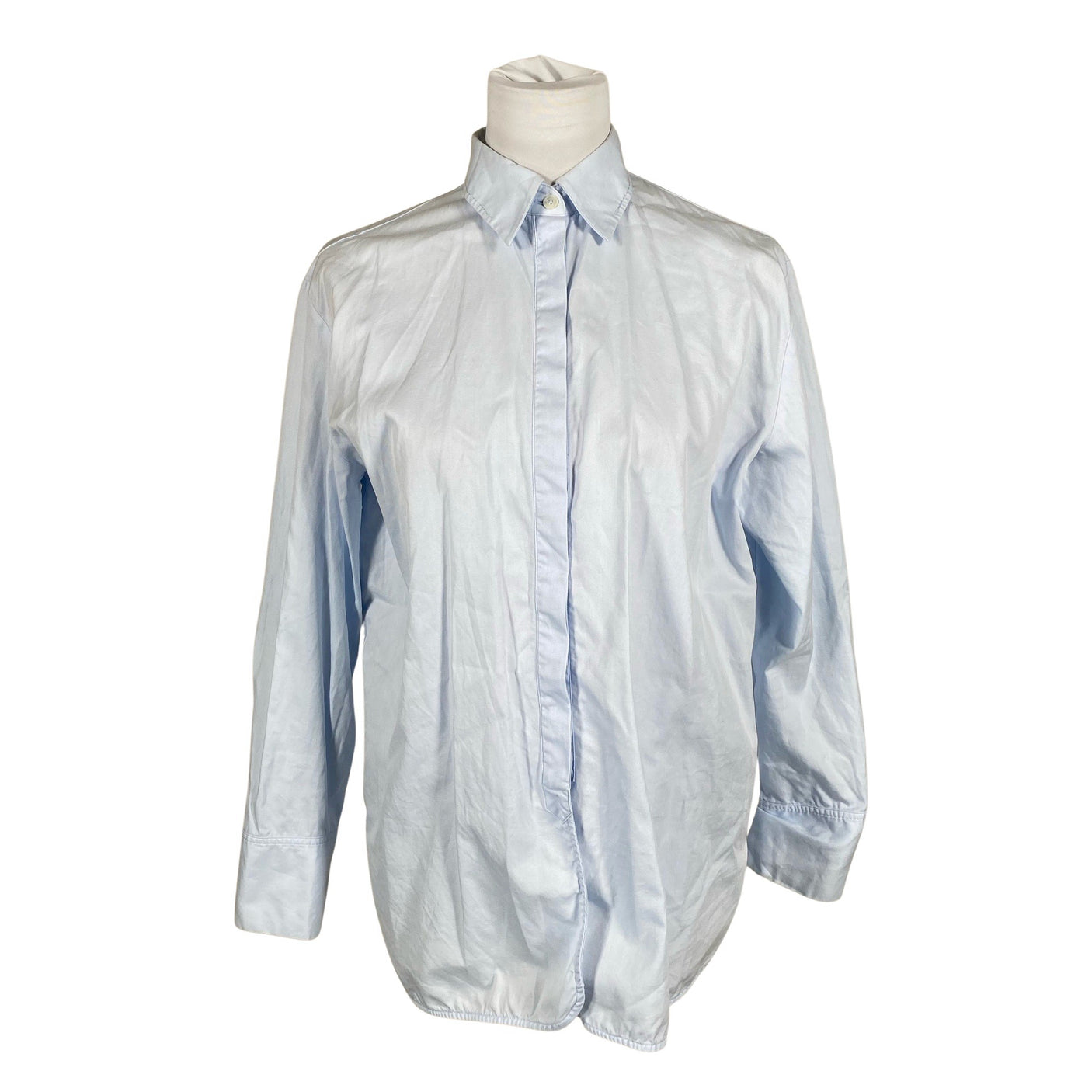 Unisex Massimo Dutti - Collared shirt, size 40 - Light blue (1)