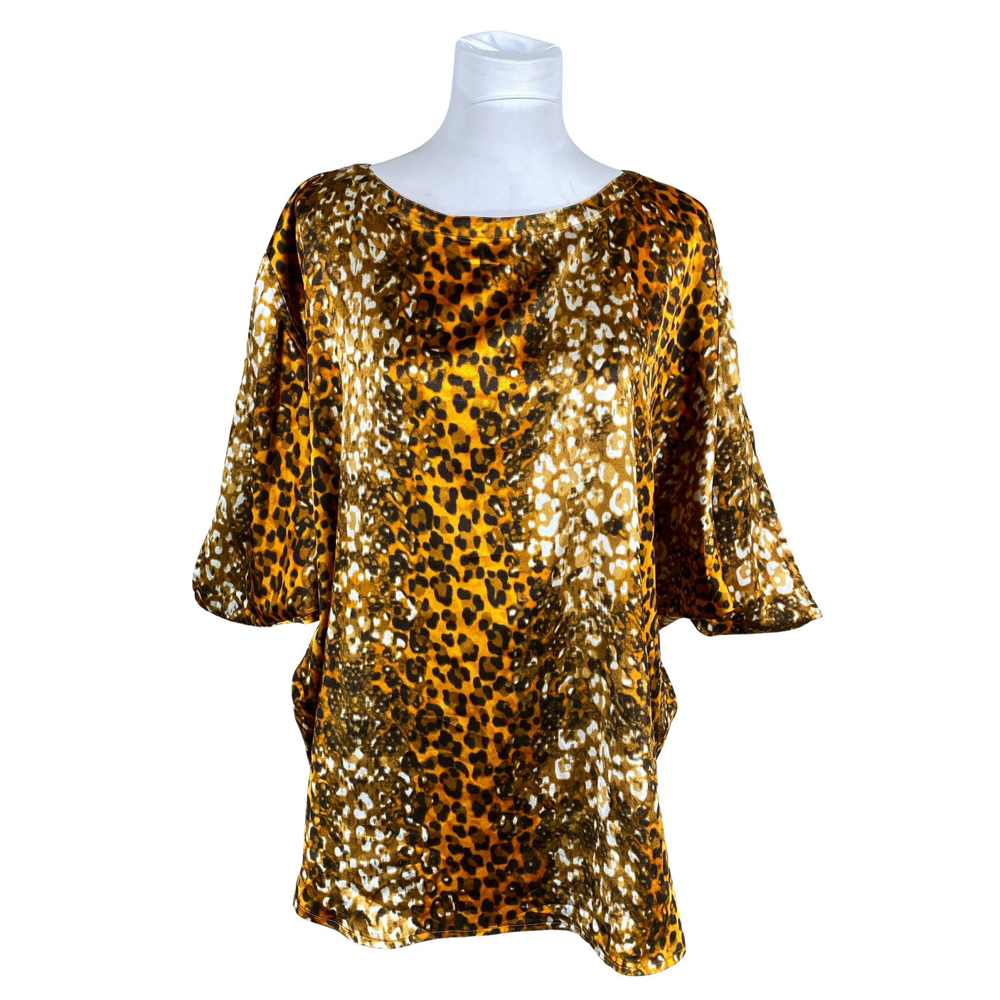 Unisex Punt Roma - Schiffon tunic, size 40 - Orange (1)