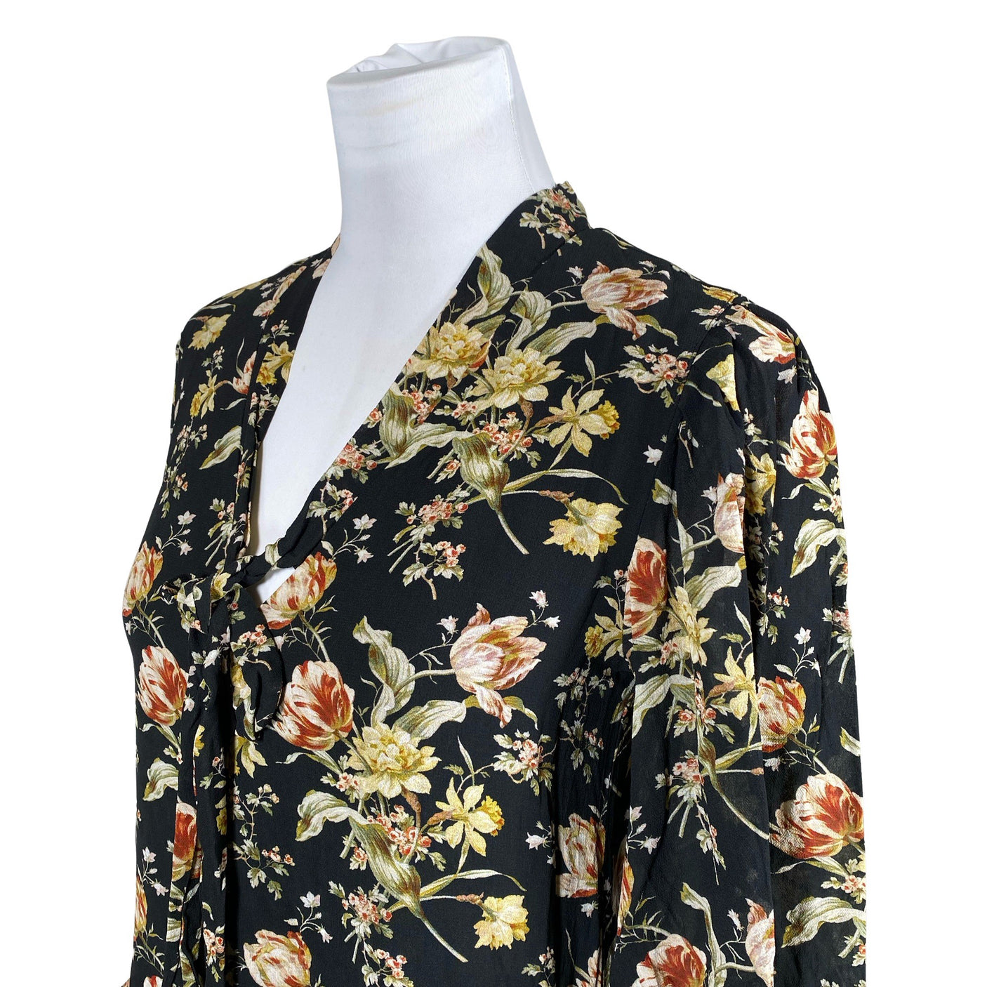Unisex Andiata - Schiffon dress, size 36 - Black (2)