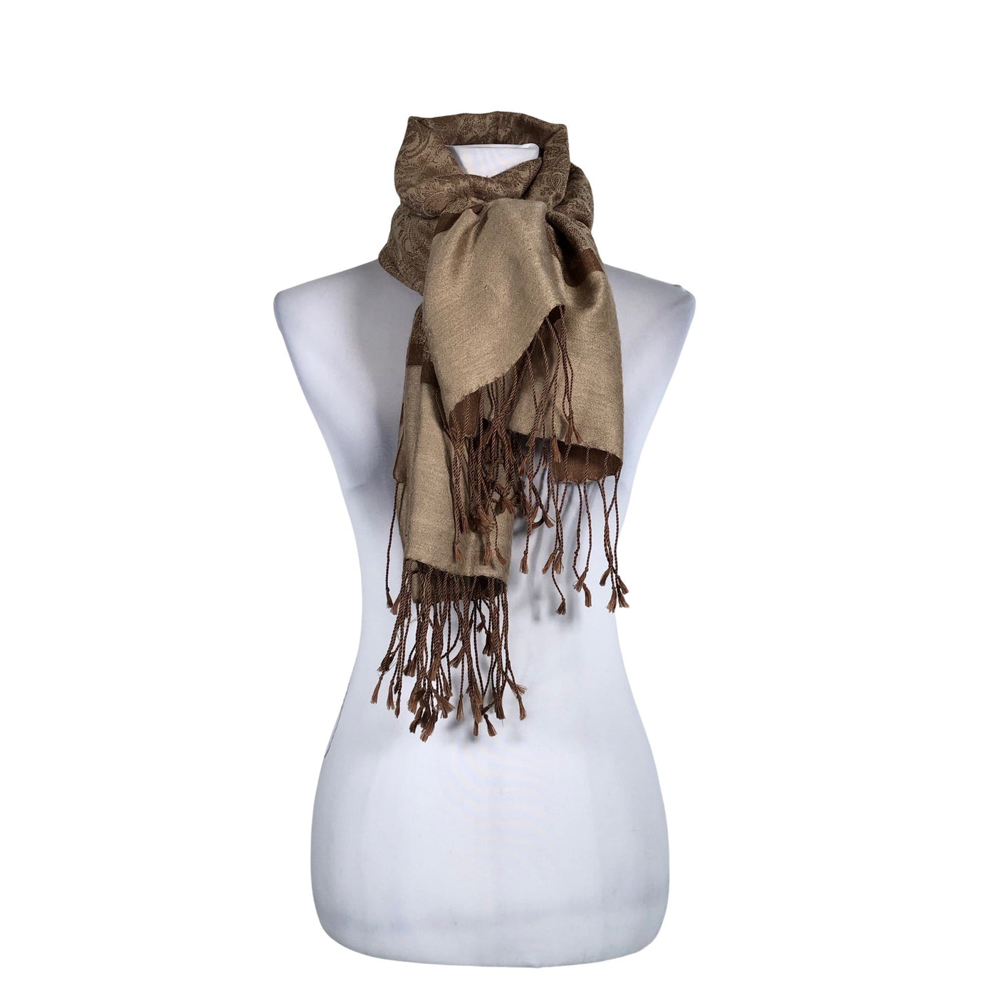 Unisex Pashmina - Scarf, size Maxi - Brown (1)