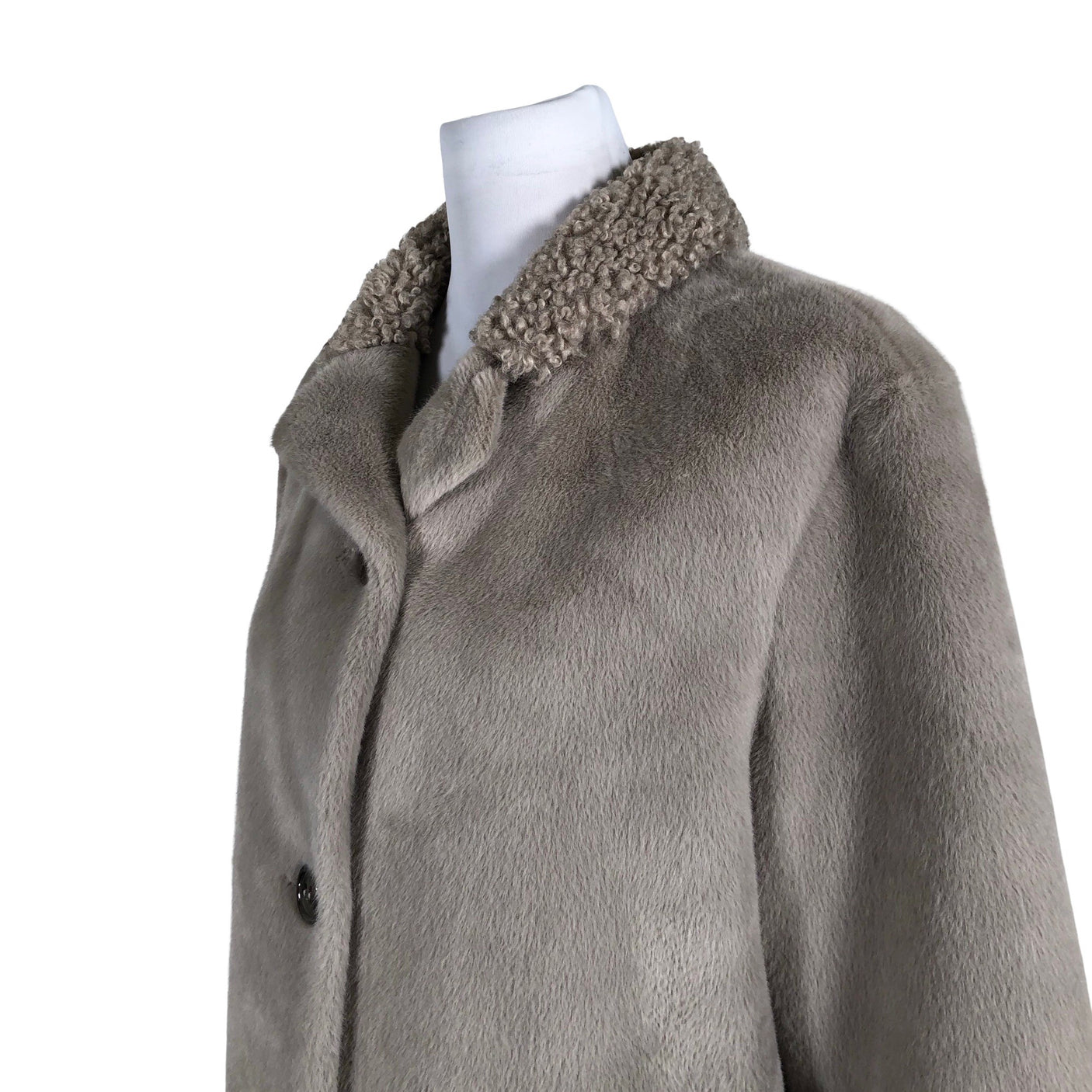 Unisex Rich & Royal - Faux fur coat, size 36 - Gray (3)