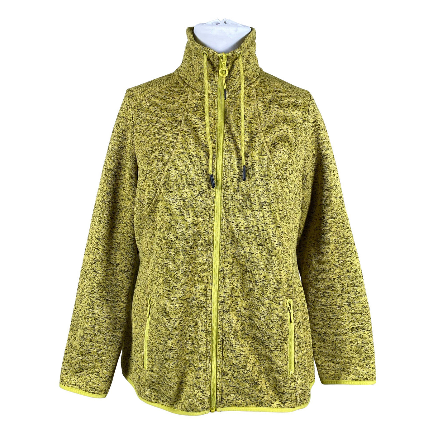 Unisex Ulla Popken - Fleece jacket, size 42 - Yellow (1)