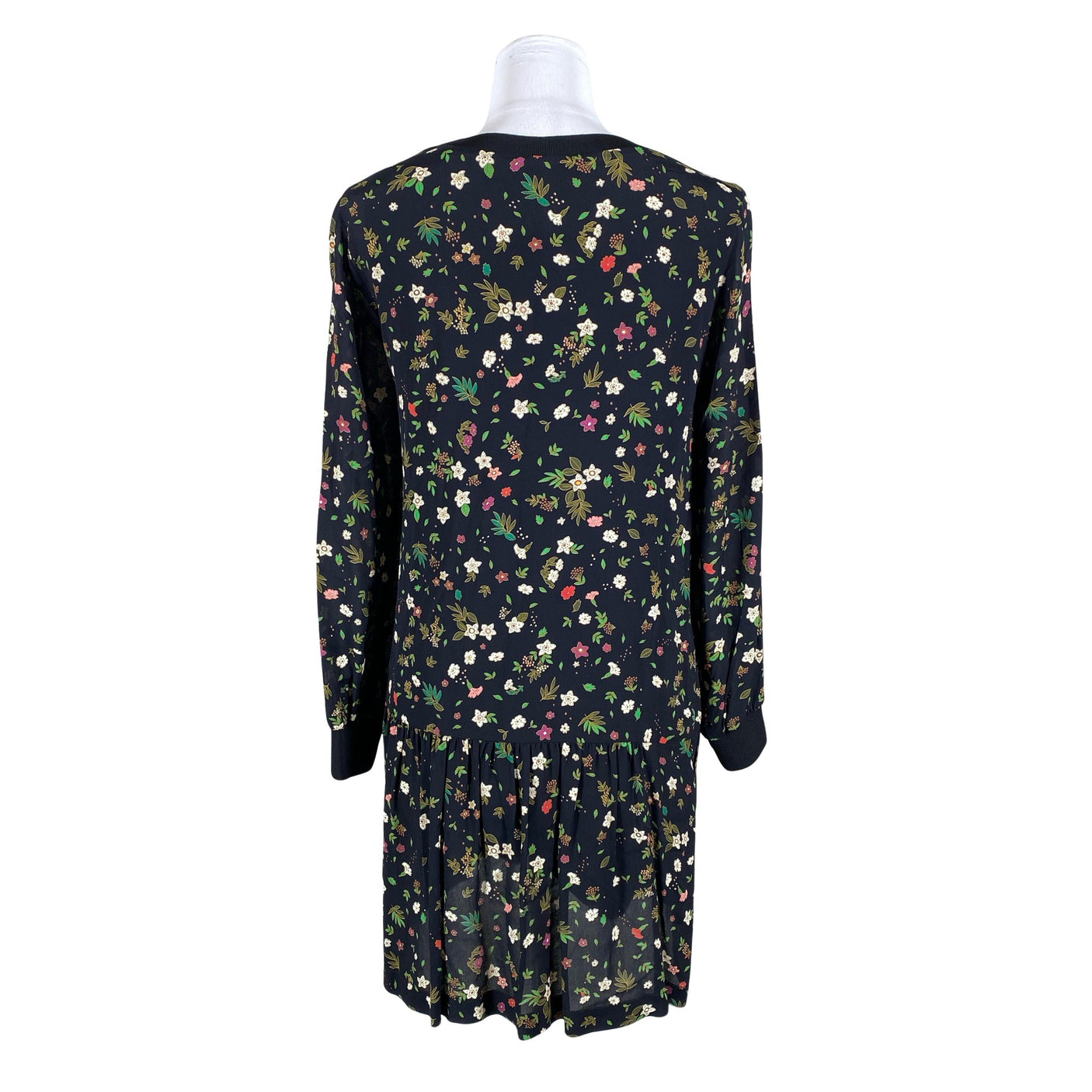 Unisex Marc O'Polo - Schiffon dress, size 34 - Black (2)