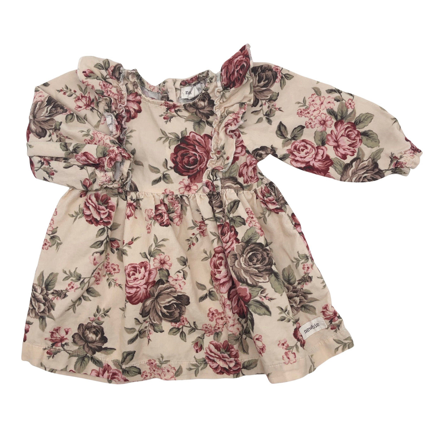 Unisex Newbie - Dress, size 56 - 62 - Beige (1)