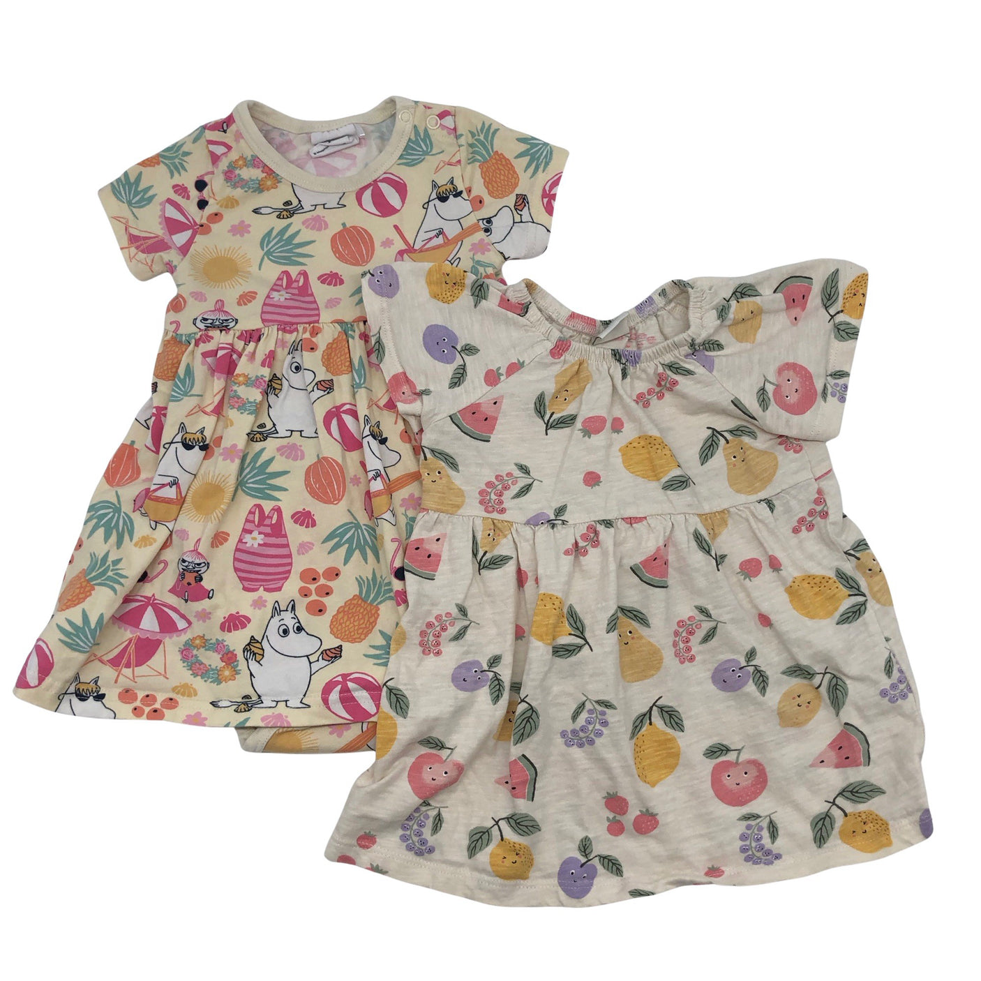Unisex Petter & Kajsa - Body, size 68 - 74 - Yellow (1)