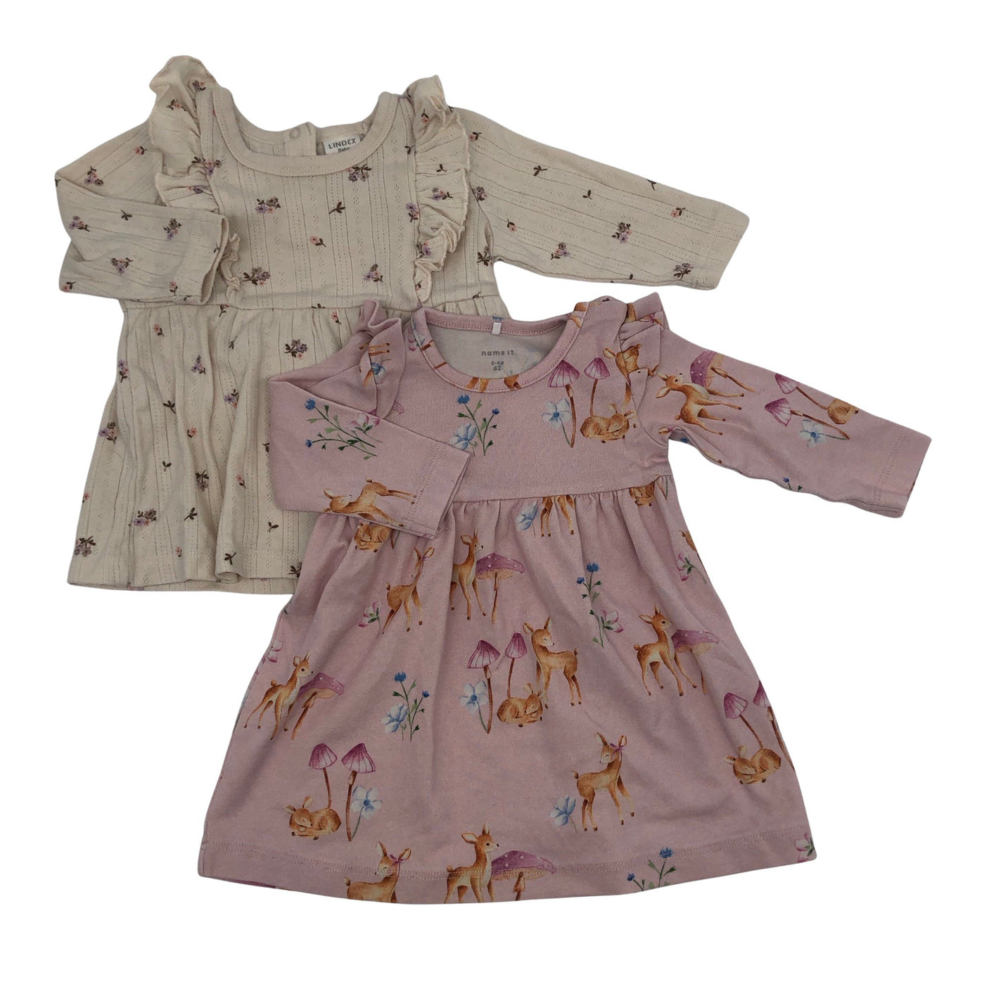 Unisex Lindex - Tricot dress, size 56 - 62 - Beige (1)