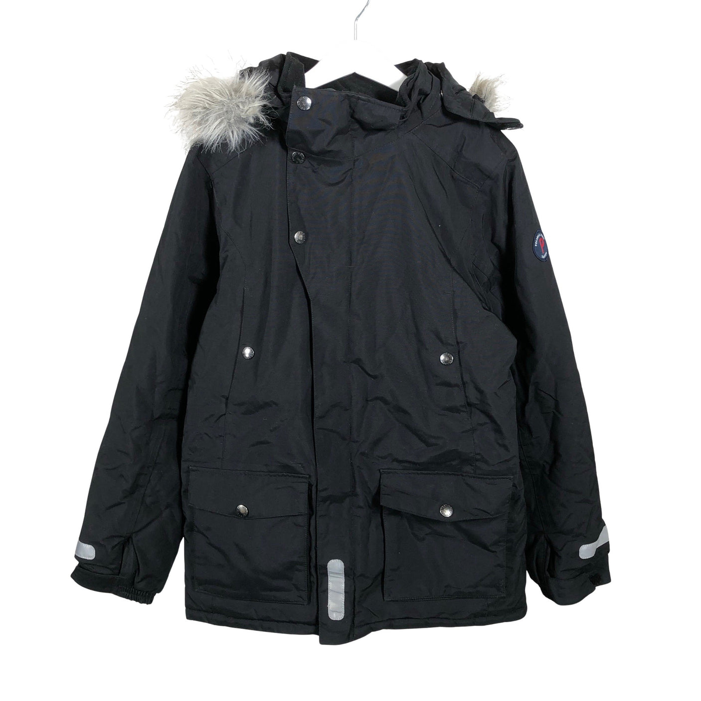 Unisex Polarn O. Pyret - Winter jacket, size 146 - 152 - Black (1)
