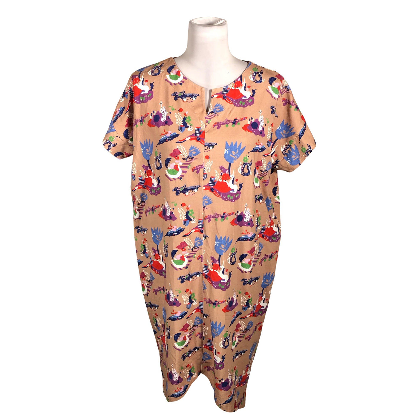 Unisex Aarrelabel - Tricot dress, size 40 - Beige (1)