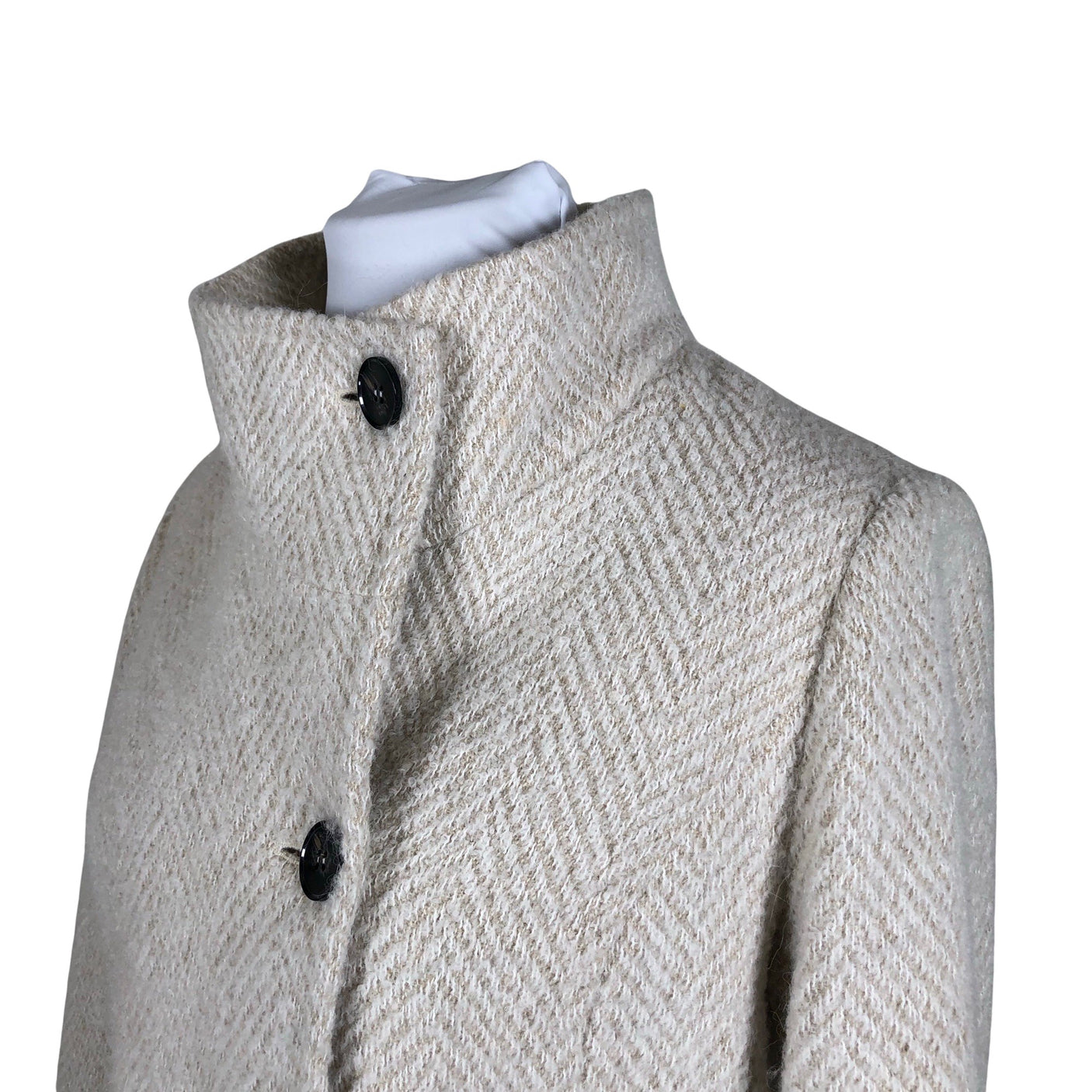 Unisex Caroll - Wool coat, size 44 - Beige (3)