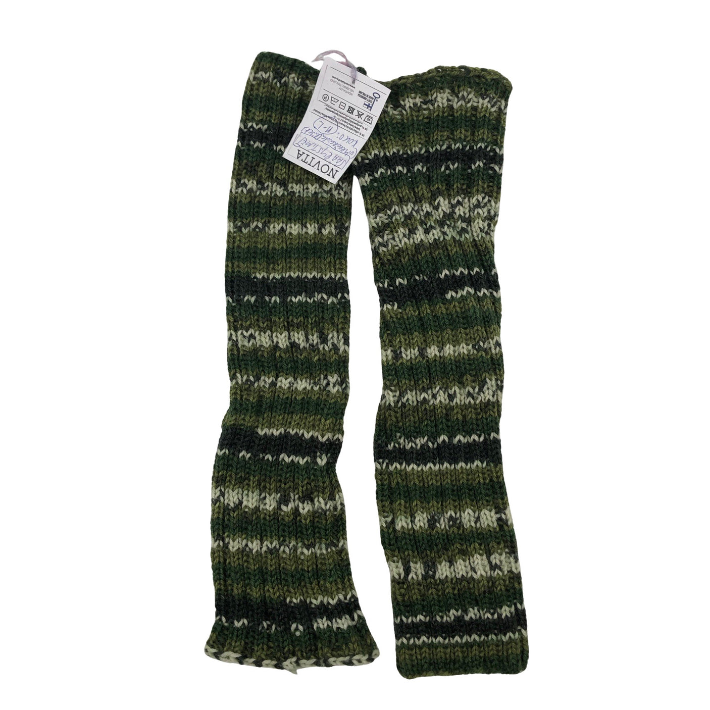 Unisex Handmade - Leg warmers, size 38 - Green (1)