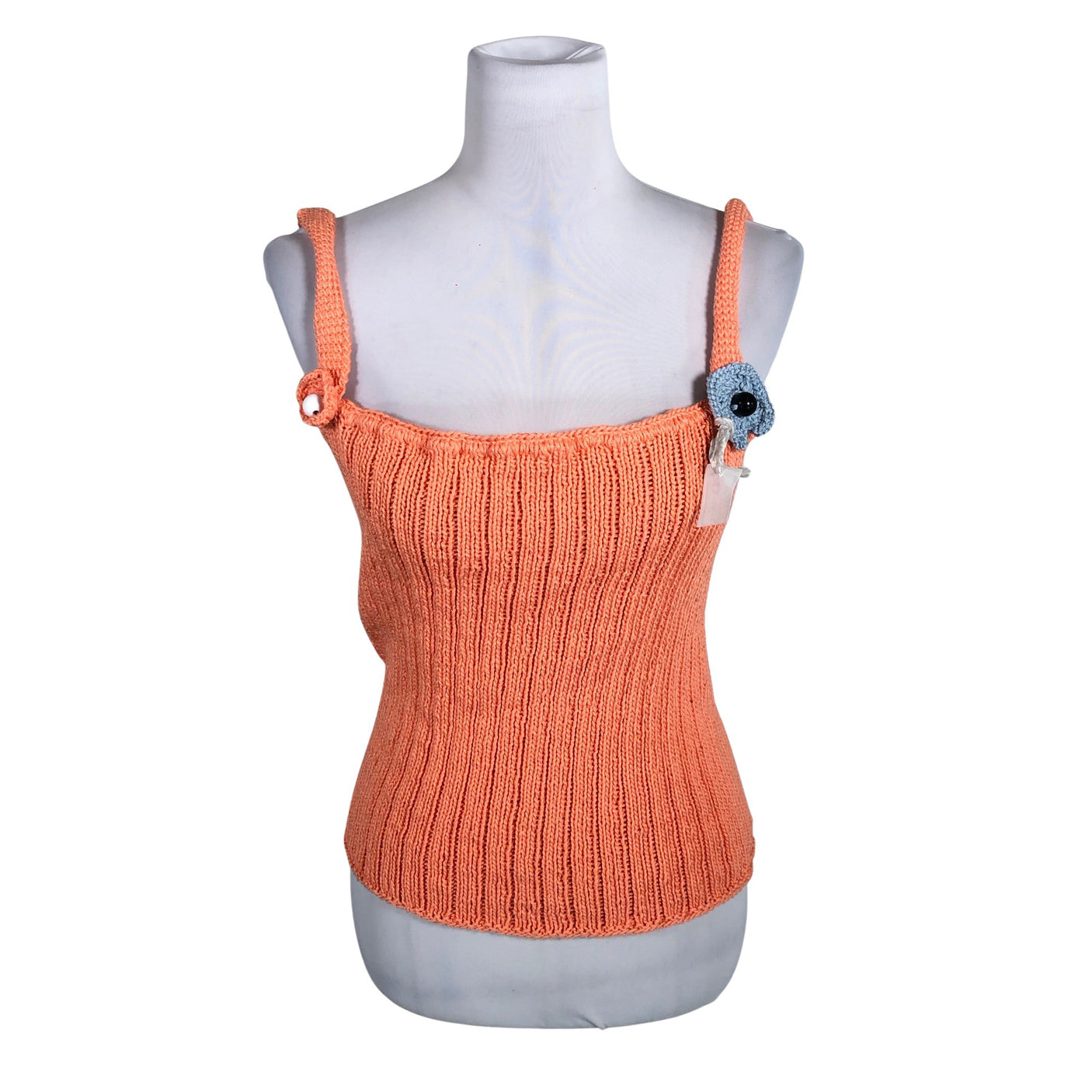 Unisex Handmade - Top, size 38 - Orange (1)