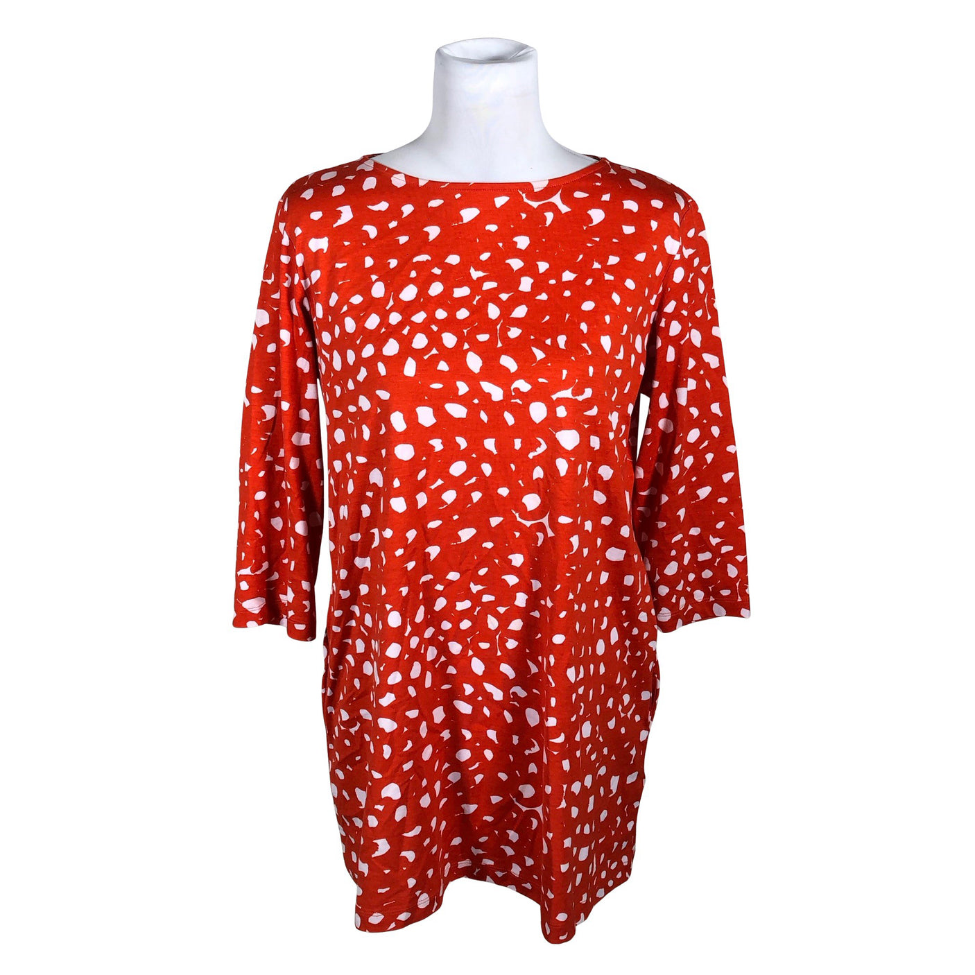 Unisex Marimekko - Tricot tunic, size 38 - Orange (1)