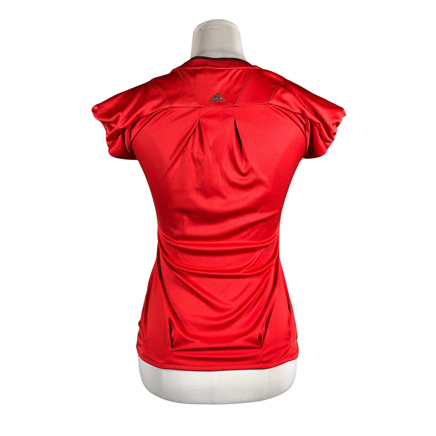 Unisex Adidas - Sports shirt, short sleeve, size 36 - Red (2)