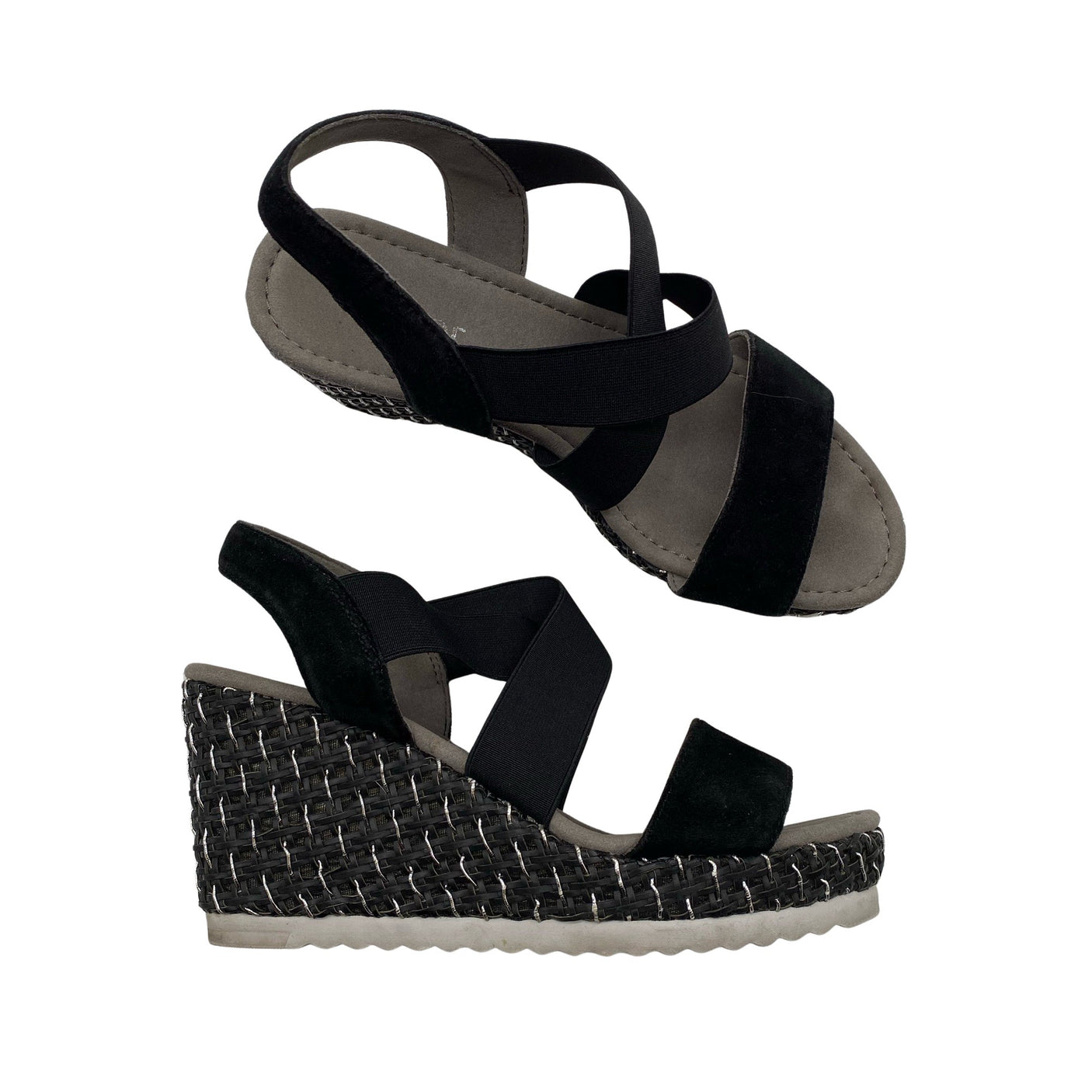 Unisex Gabor - Wedge sandals, size 38 - Black (1)