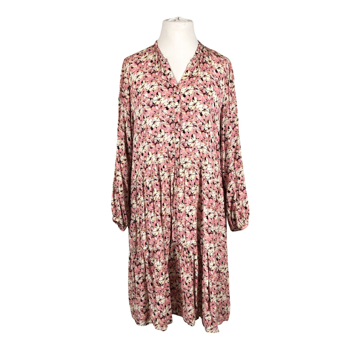 Unisex Soyaconcept - Schiffon dress, size 44 - Light pink (1)