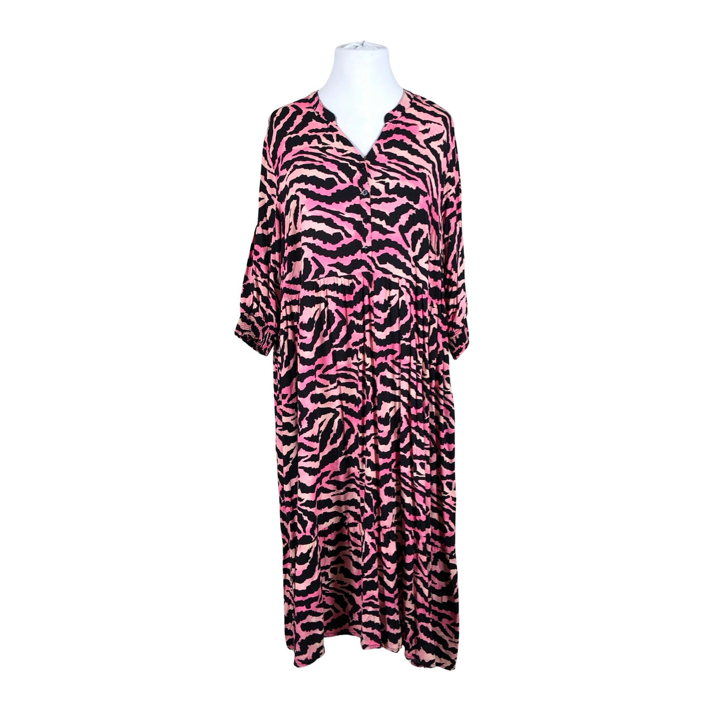Unisex Gozzip - Schiffon dress, size 48 - Black (1)