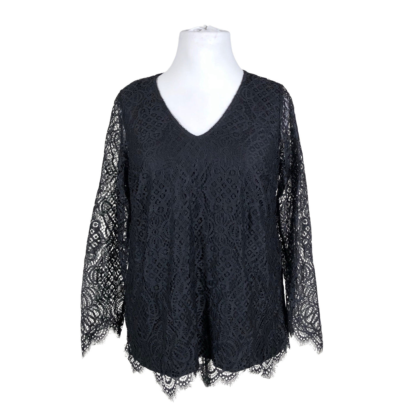 Unisex Zizzi - Party shirt, size 42 - Black (1)