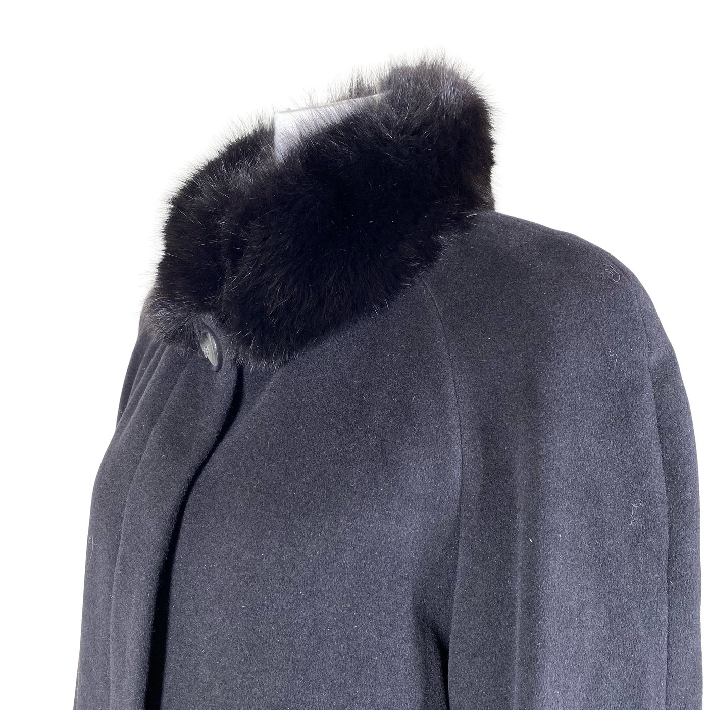 Unisex Elisa Fend - Wool coat, size 40 - Black (3)