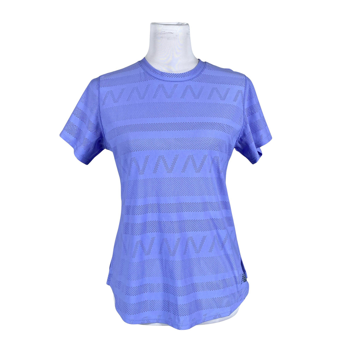 Unisex New Balance - Sports shirt, short sleeve, size 38 - Violet (1)