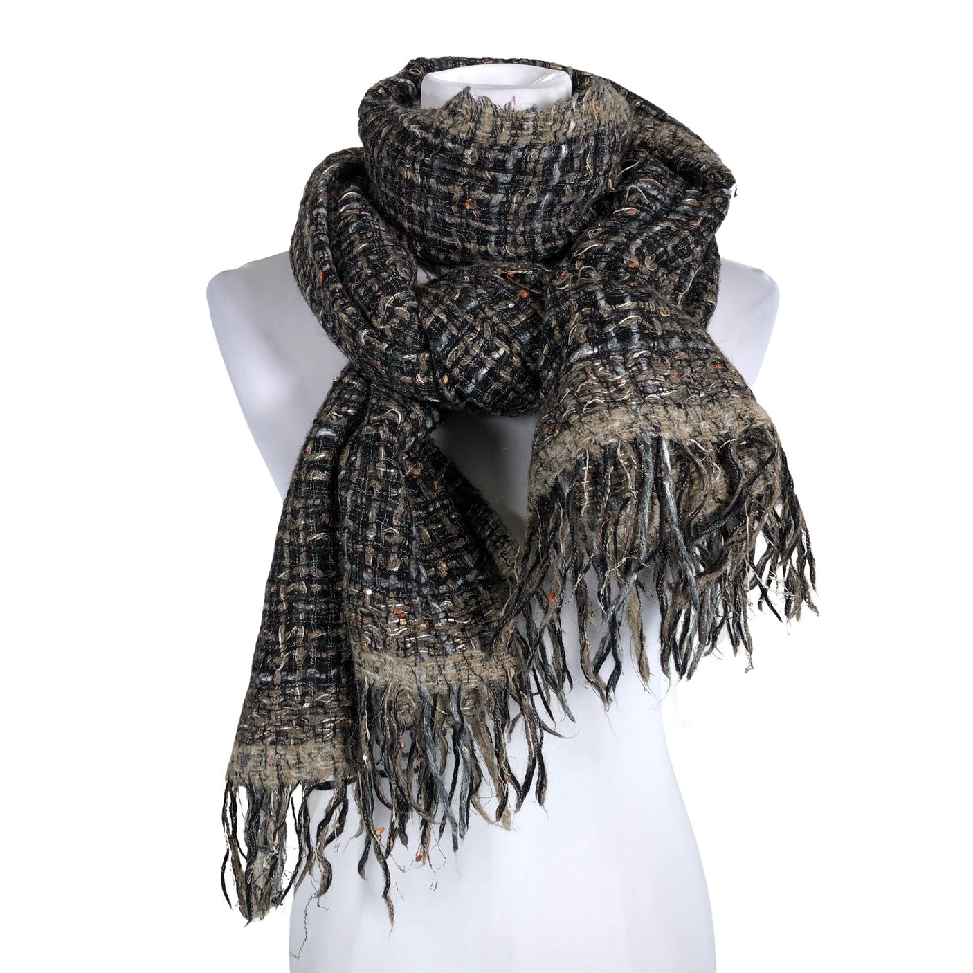 Unisex no man's land - Scarf, size Maxi - Brown (1)