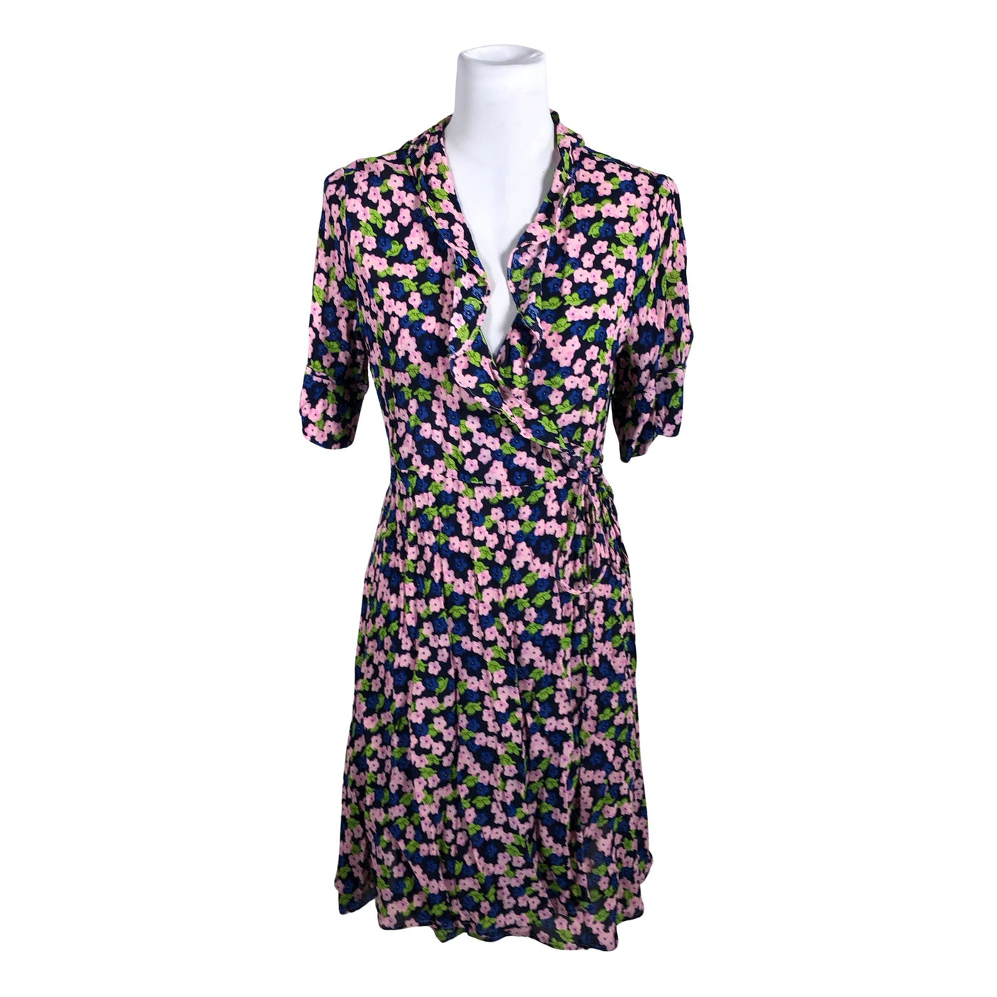 Unisex Nué Notes - Schiffon dress, size 38 - Black (1)