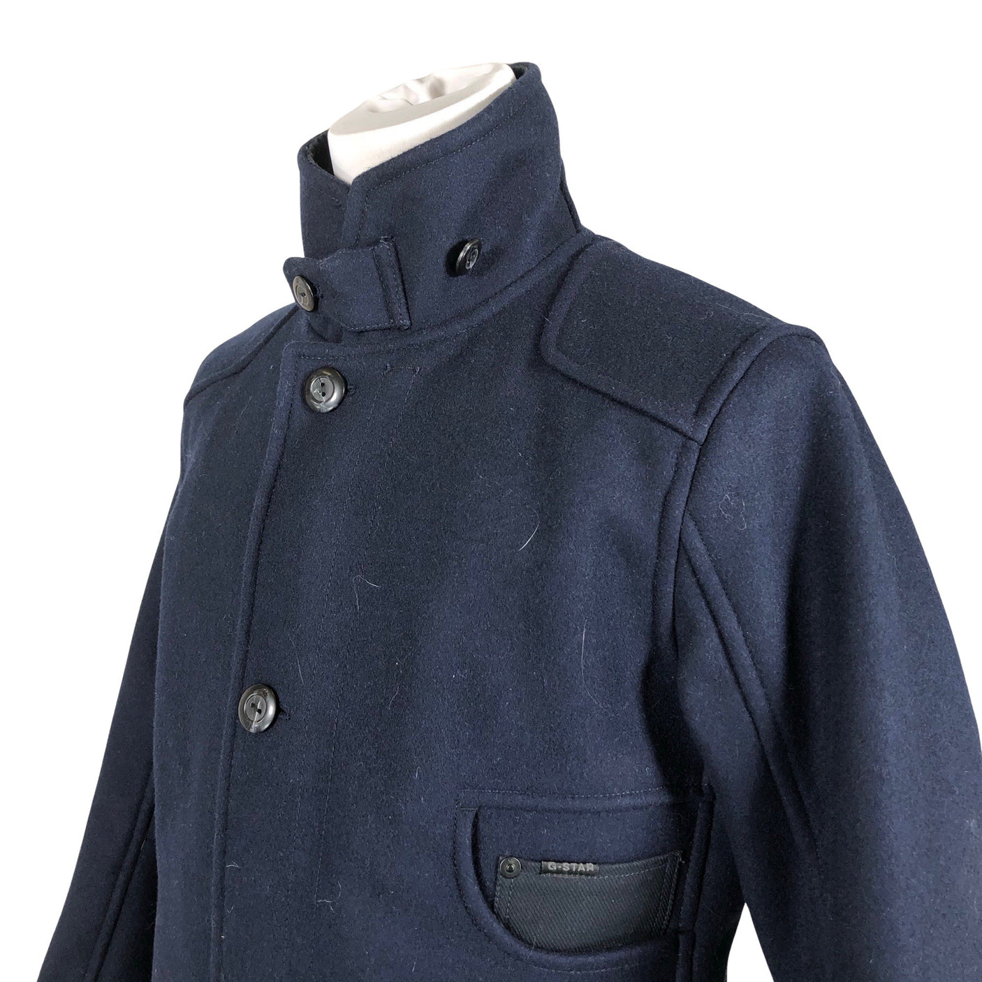 Unisex G-star - Wool coat, size L - Gray (3)