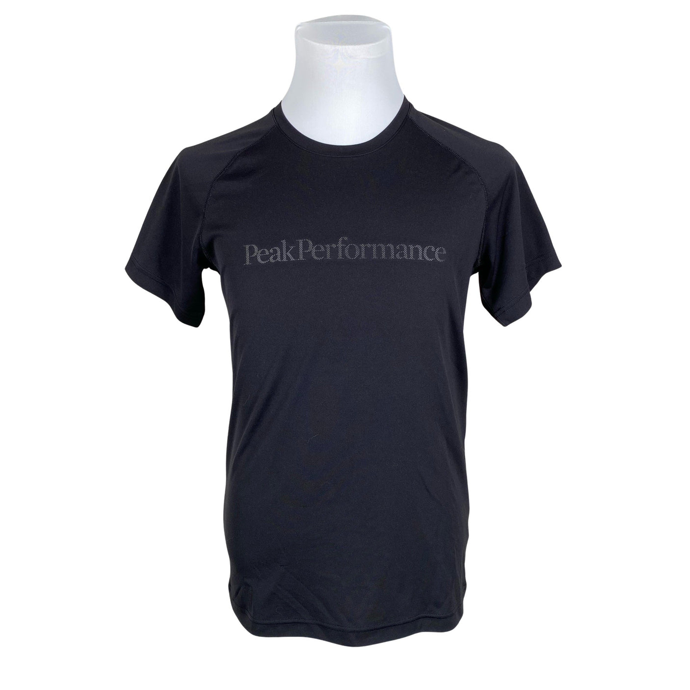 Unisex Peak Performance - Sports shirt, short sleeve, size M - Black (1)