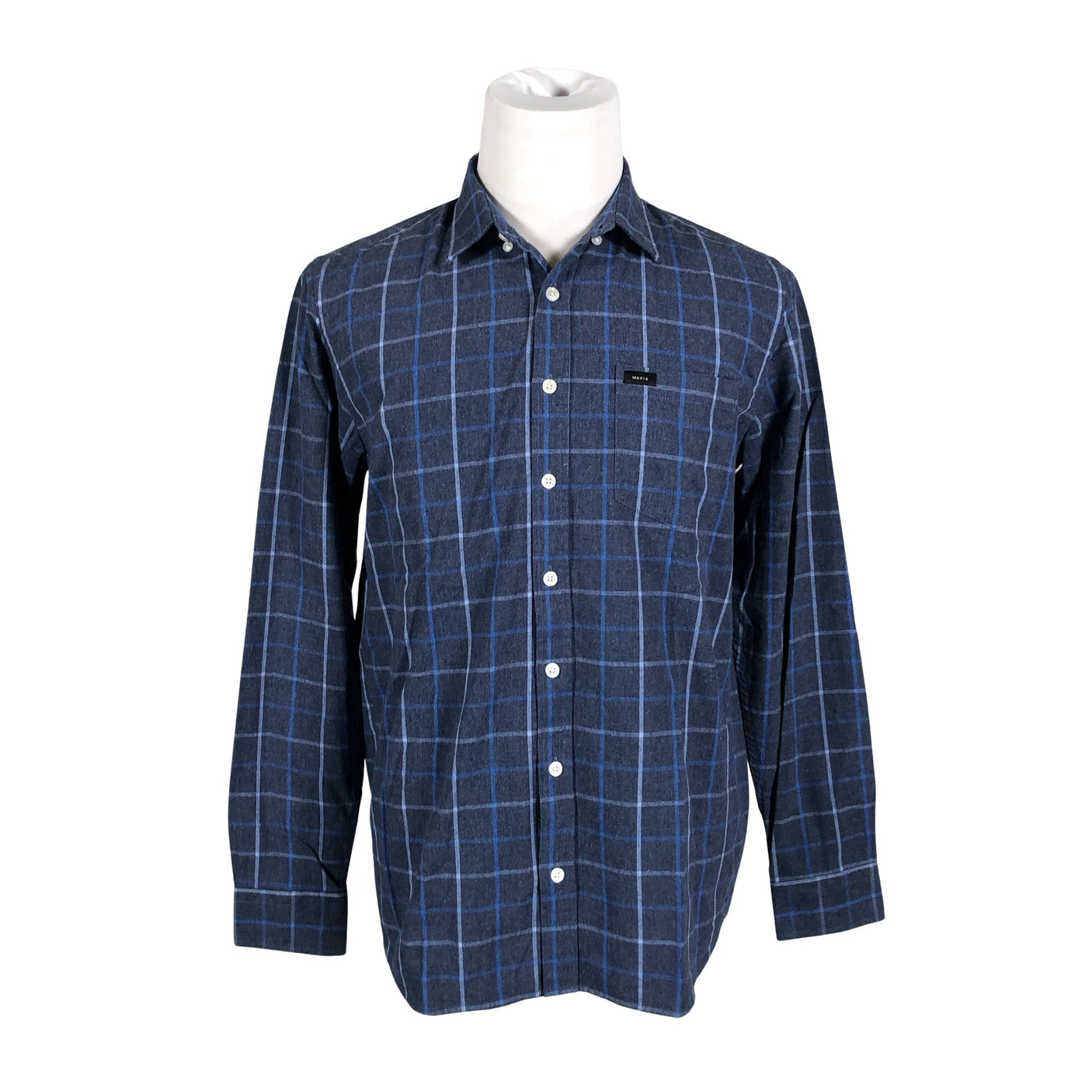 Unisex Makia - Collared shirt, size L - Blue (1)