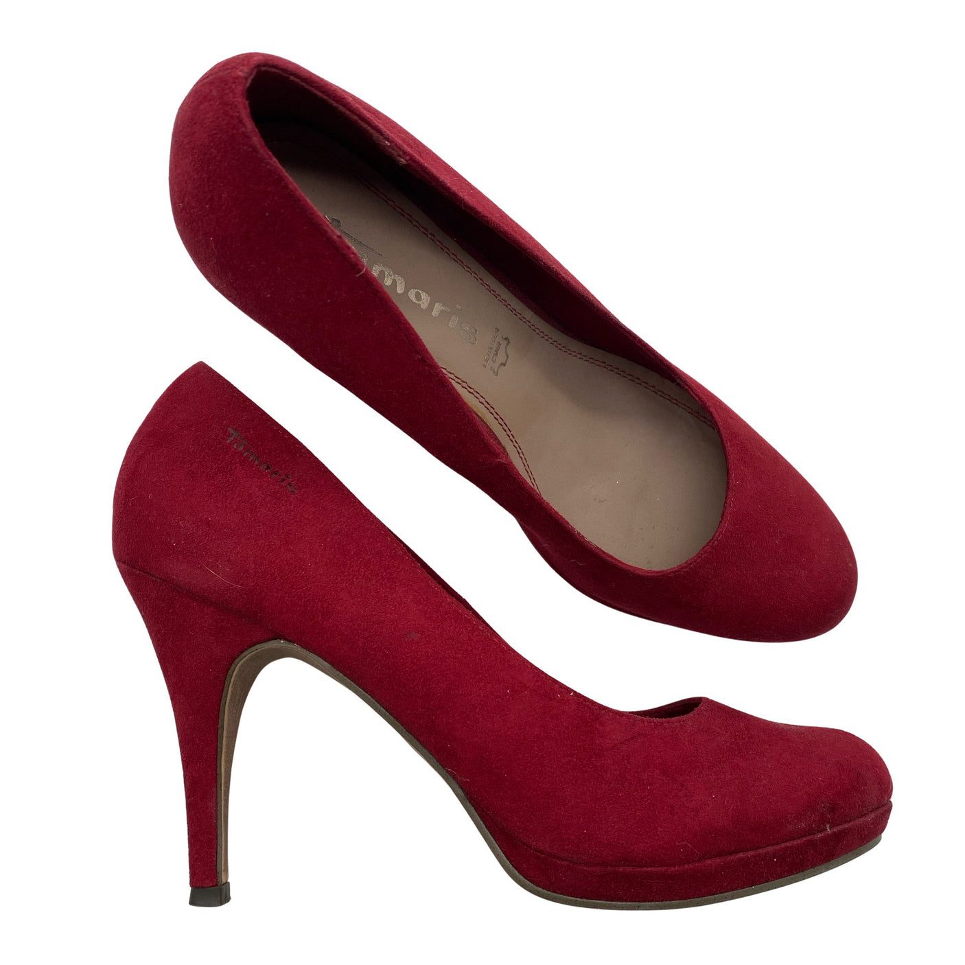 Unisex Tamaris - High heels, size 41 - Wine red (1)