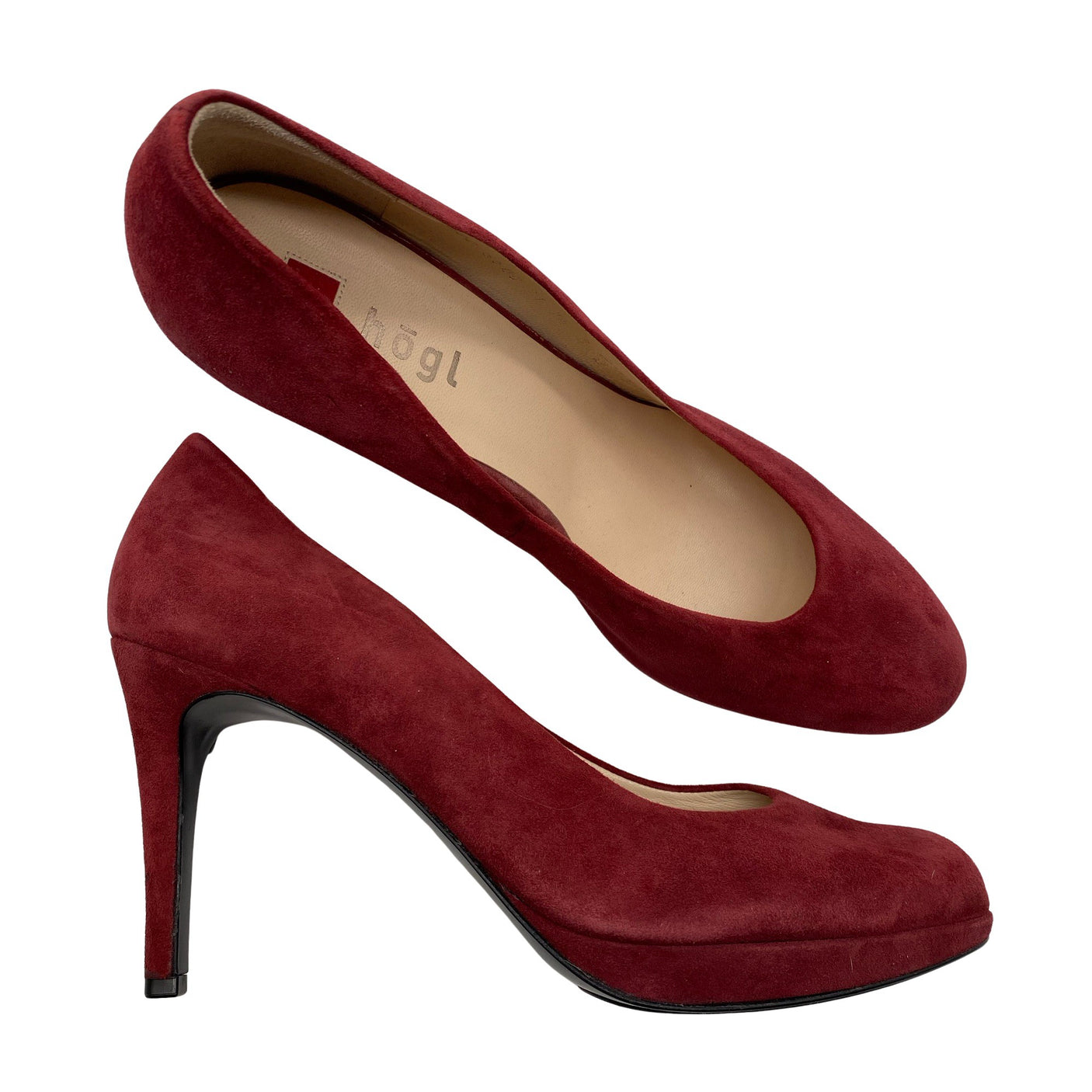 Unisex Högl - High heels, size 41 - Wine red (1)