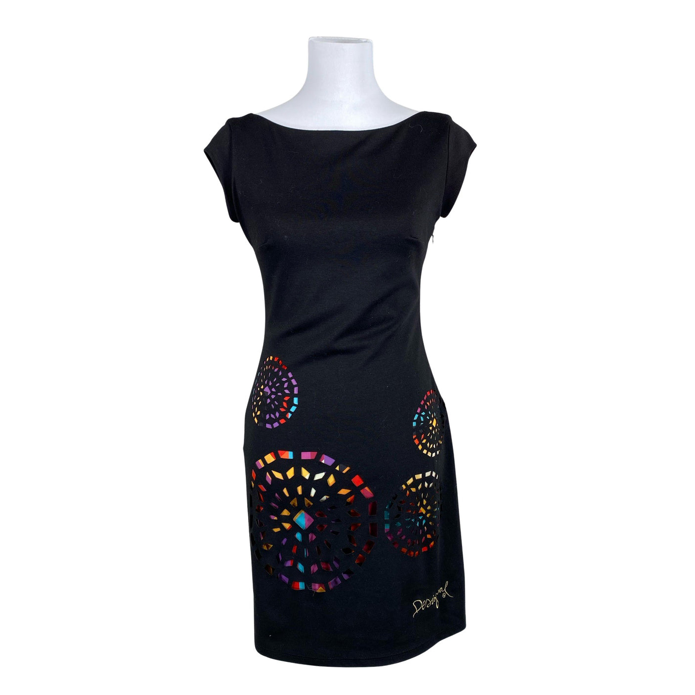 Unisex Desigual - Sheath dress, size 36 - Black (1)