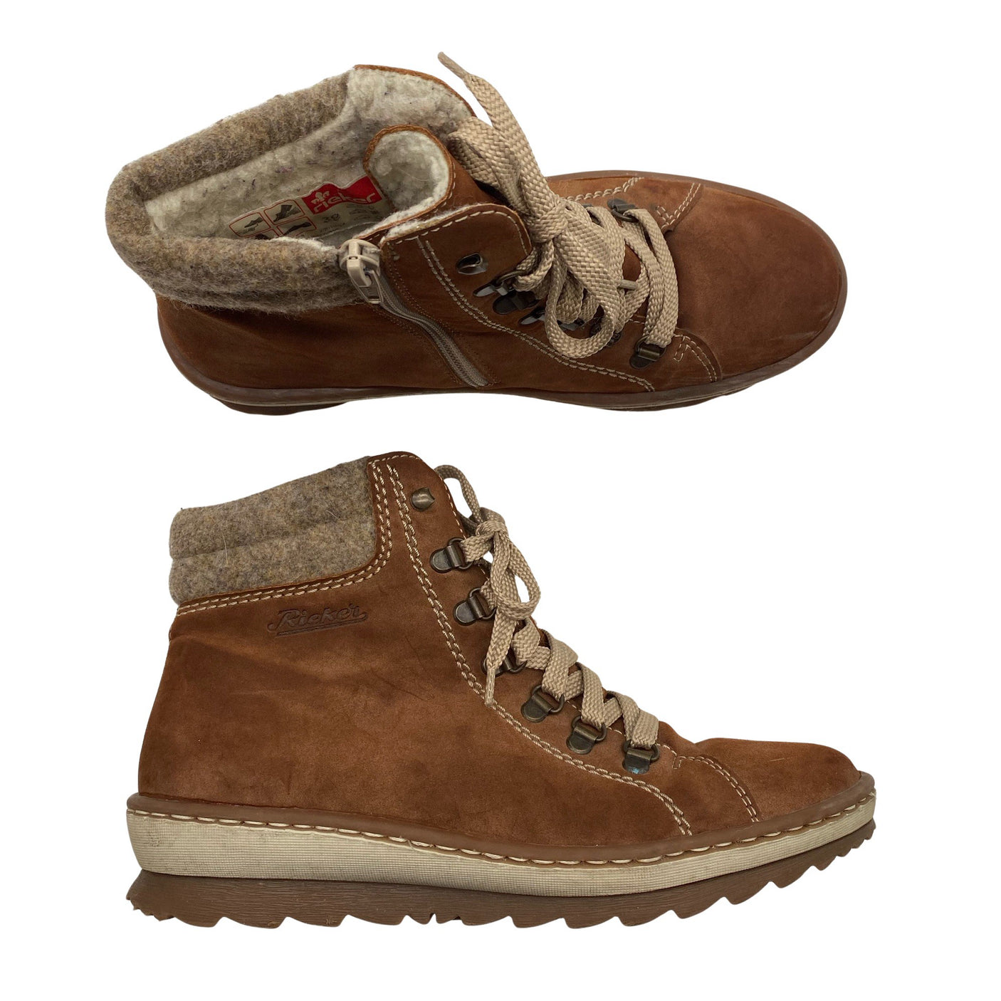 Unisex Rieker - Ankle boots, size 39 - Brown (1)