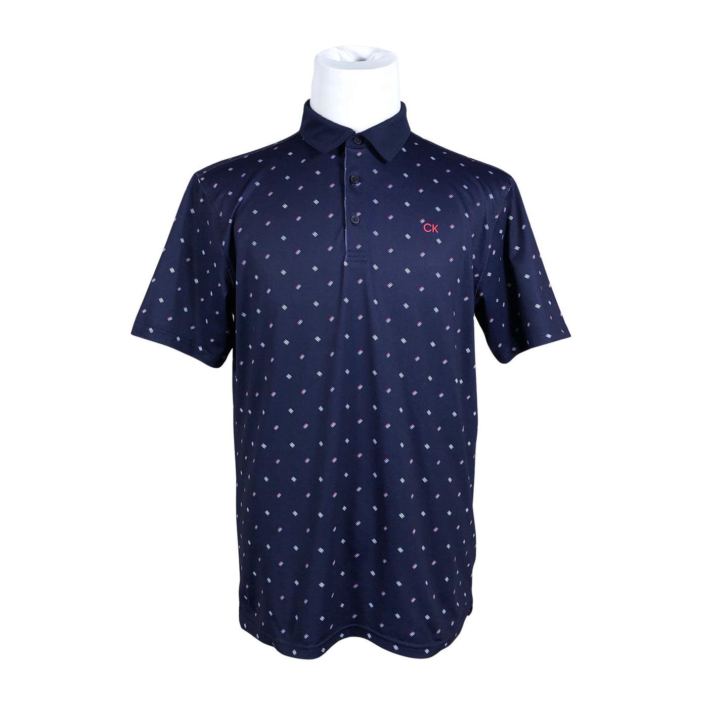 Unisex Calvin Klein - Sports shirt, short sleeve, size L - Blue (1)