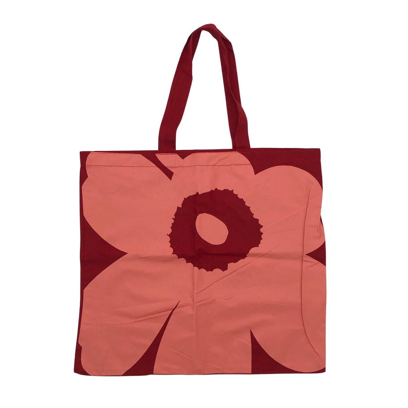 Unisex Marimekko - Shopping bag, size Maxi - Wine red (1)