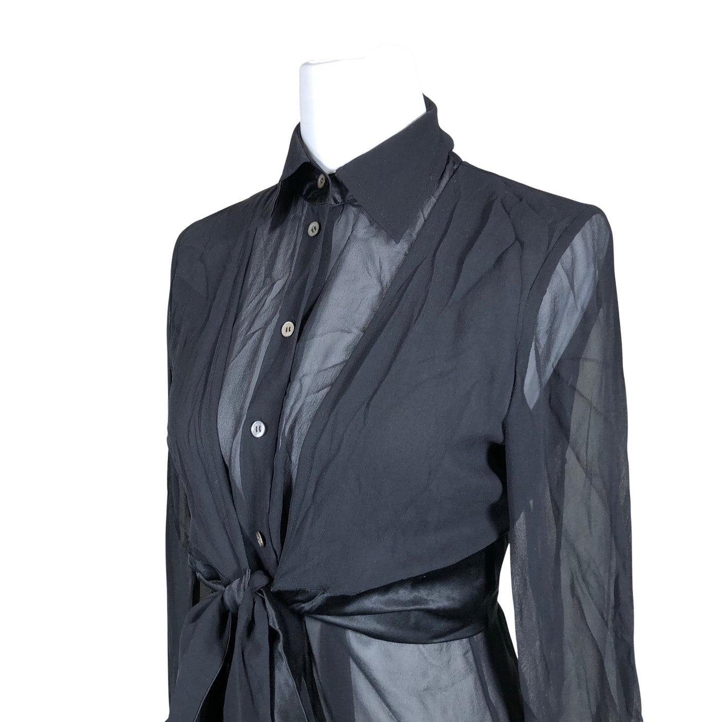 Unisex Marc Aurel - Schiffon tunic, size 36 - Black (3)