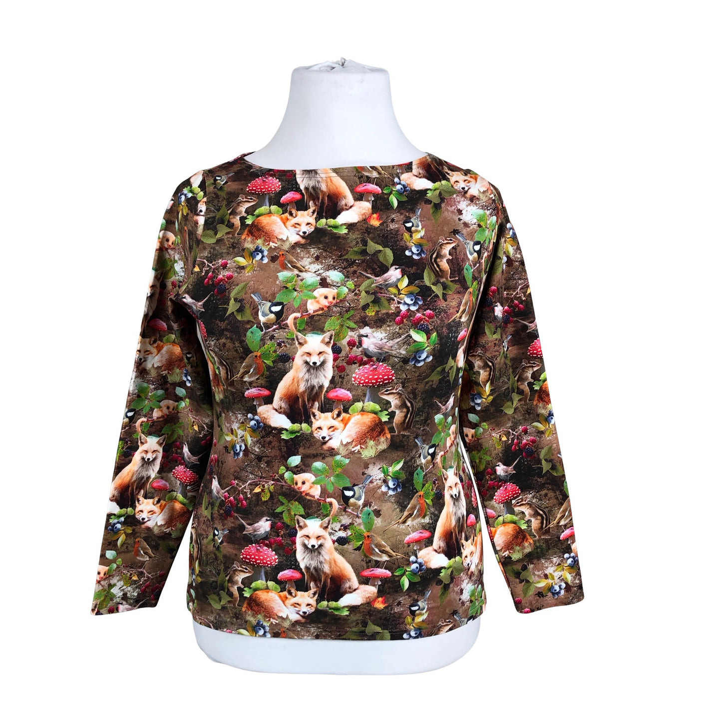 Unisex Camilla Thulin - Tricot shirt, size 44 - Brown (1)