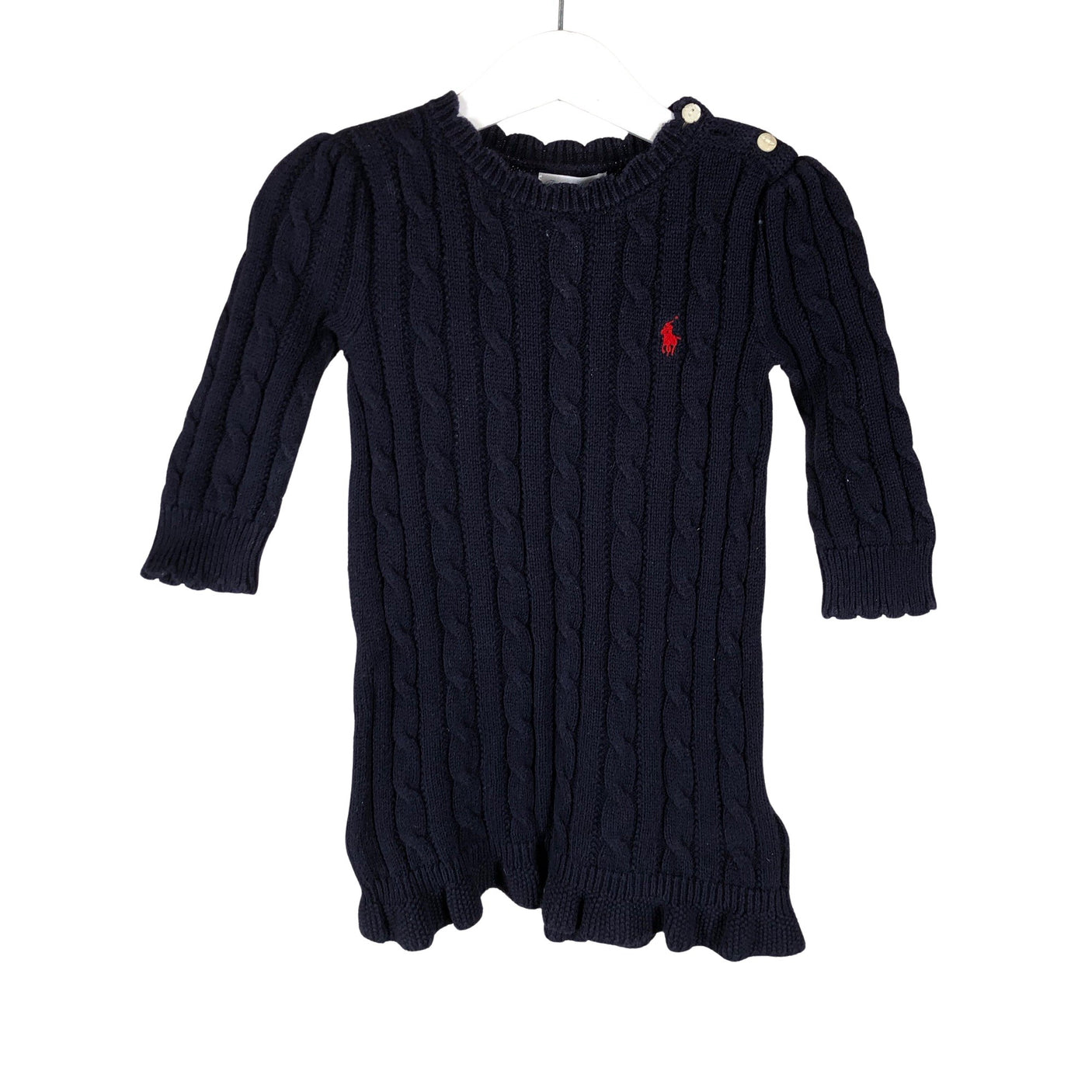 Unisex Polo Ralph Lauren - Knit dress, size 80 - 86 - Blue (1)