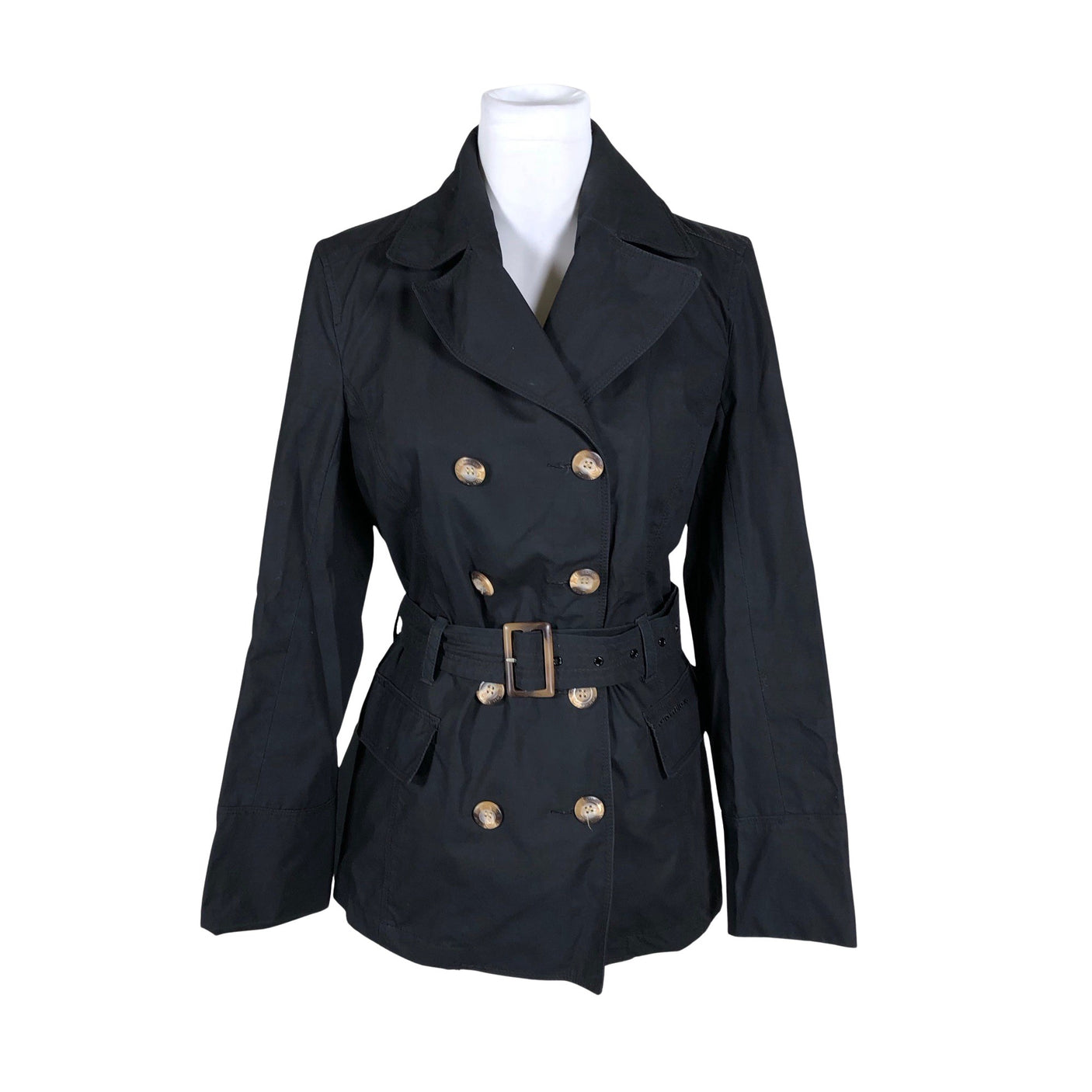 Unisex Tom Tailor - Trench coat, size 38 - Black (1)