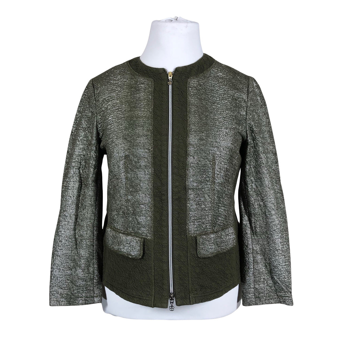 Unisex Basler - Sweat jacket, size 42 - Green (1)