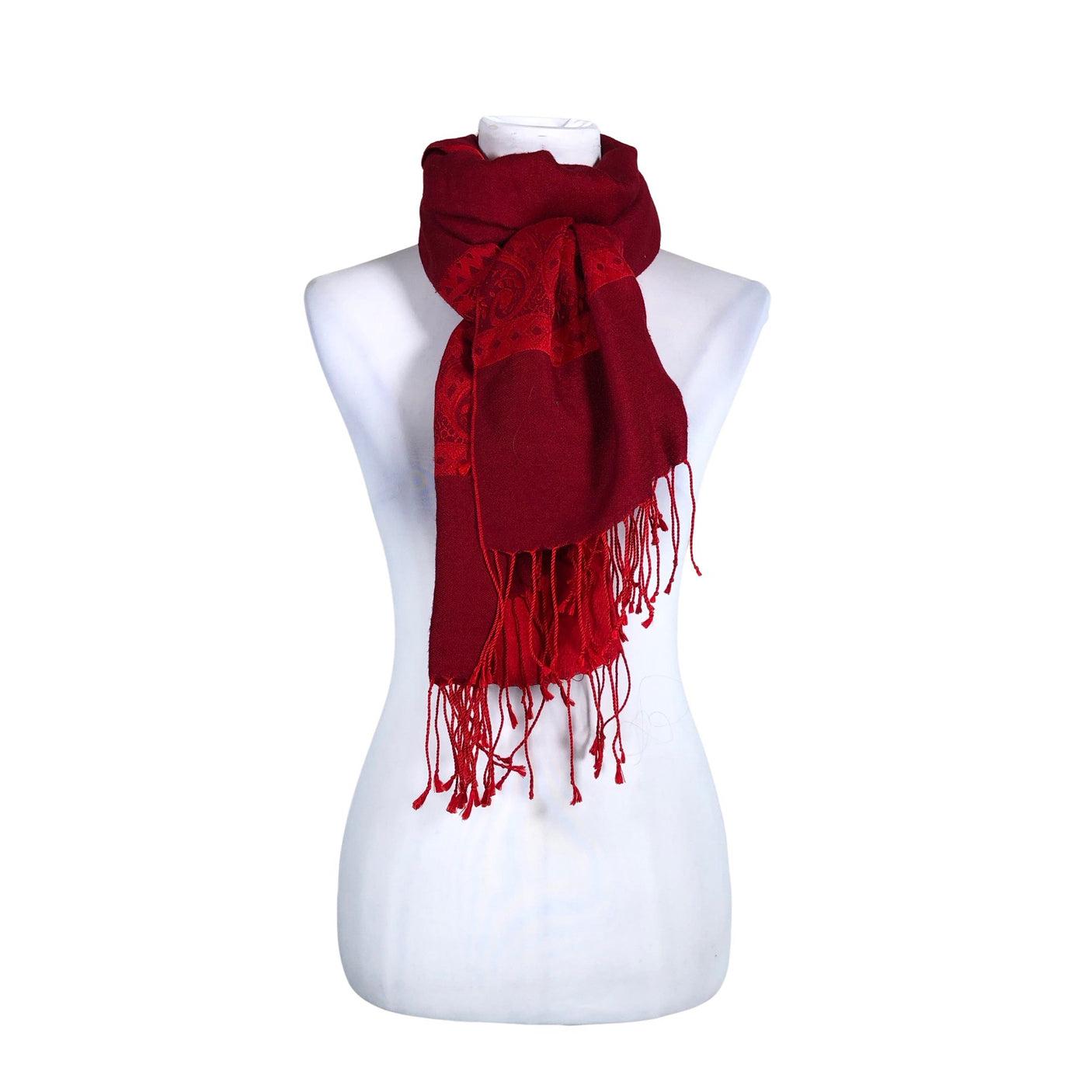 Unisex Pashmina - Scarf, size Maxi - Red (1)