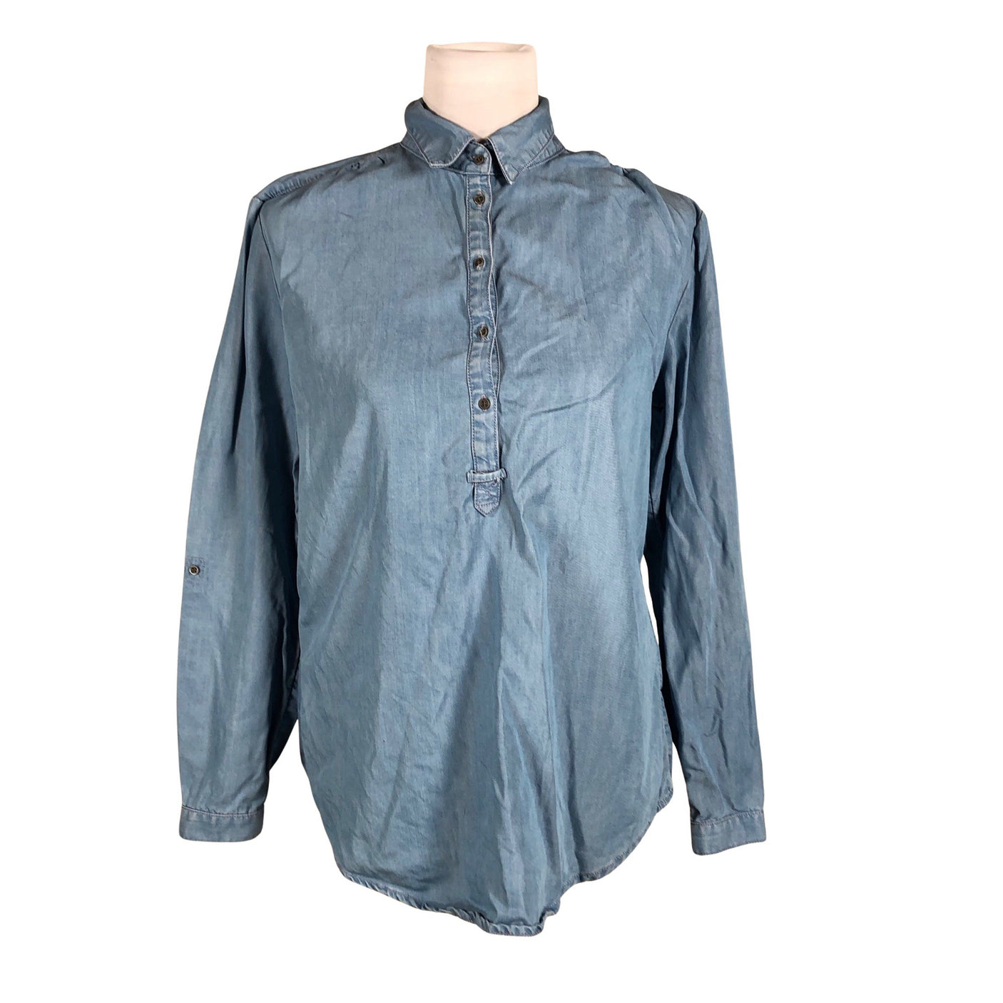 Unisex Esprit - Denim shirt, size 40 - Light blue (1)