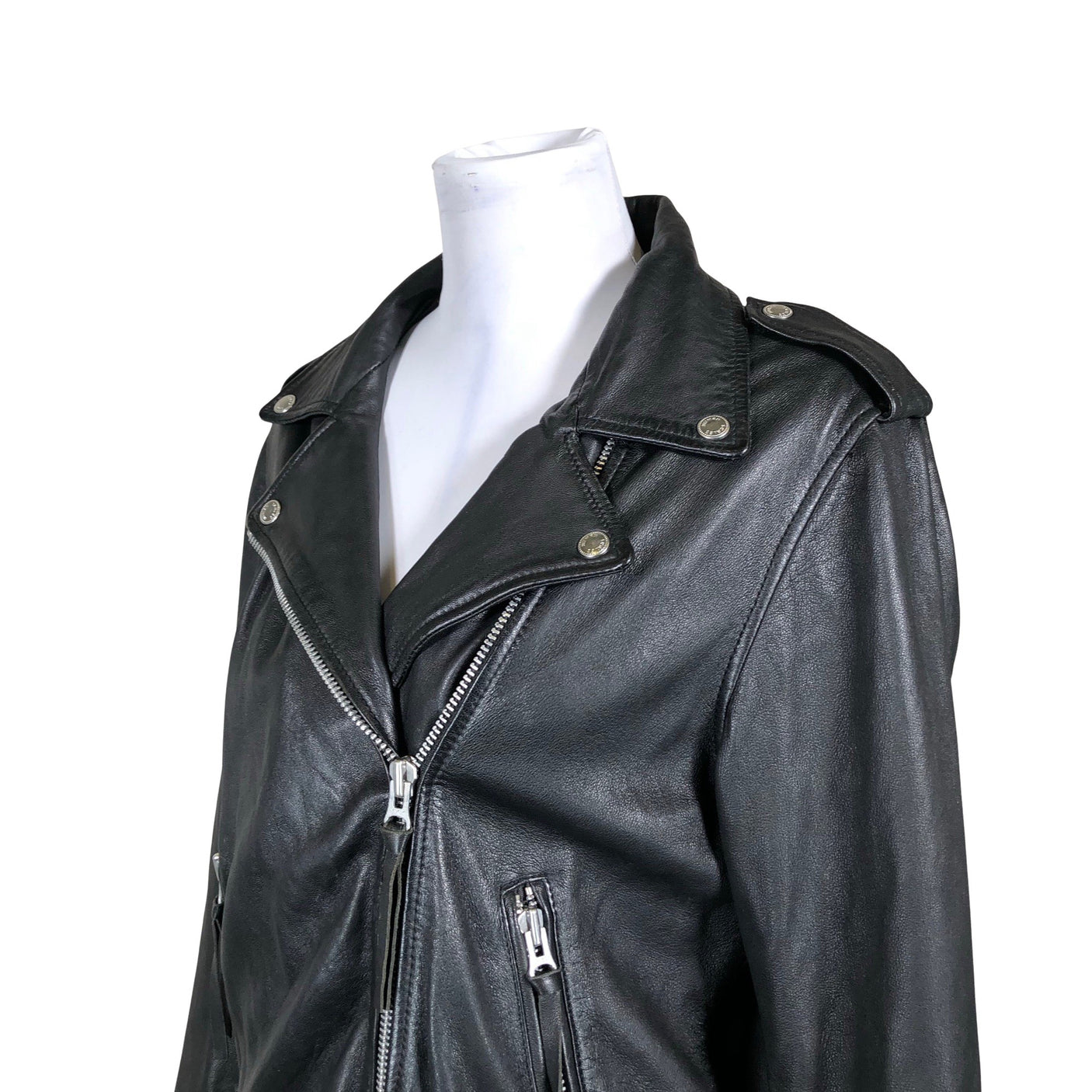 Unisex Human Scales - Leather jacket, size 36 - Black (3)