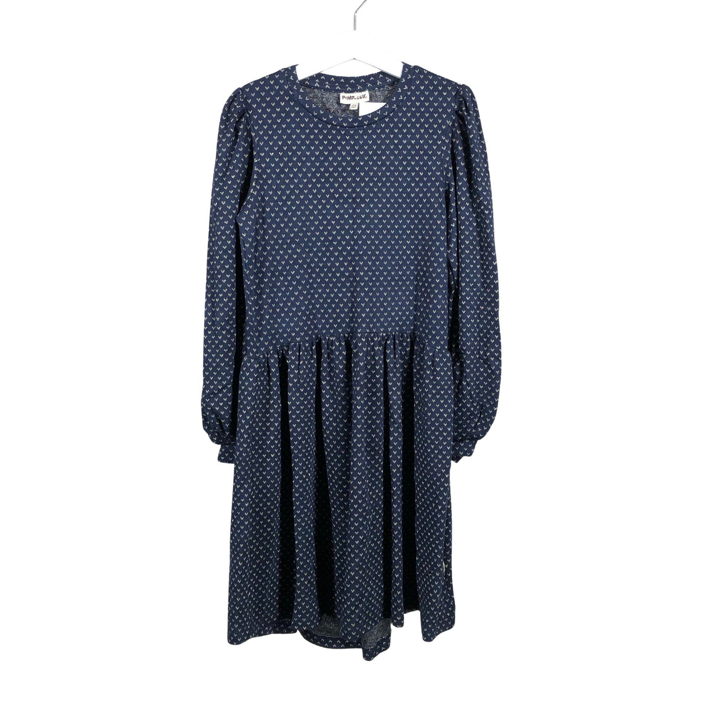 Unisex POMPdeLUX - Tricot dress, size 134 - 140 - Blue (1)