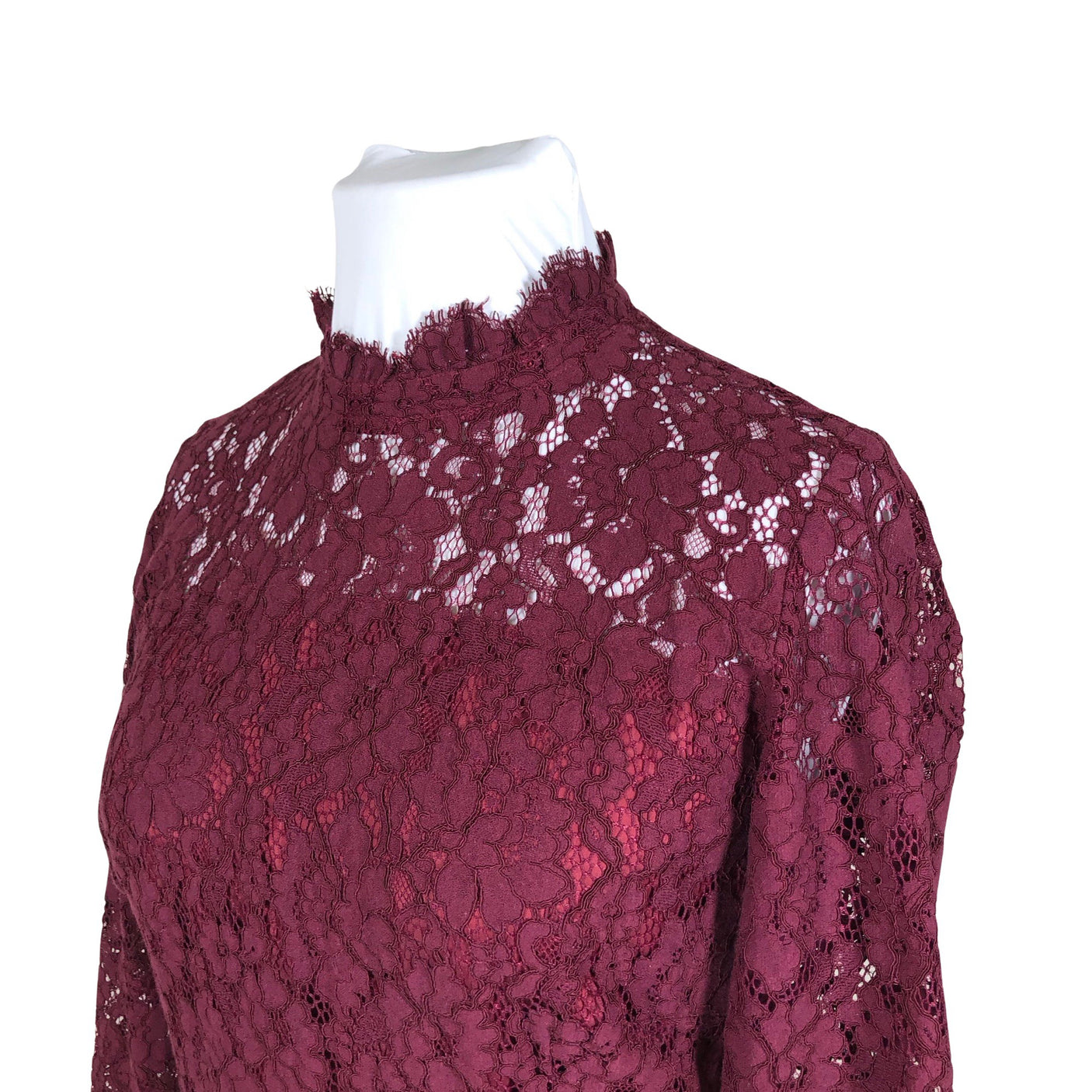 Unisex Ril's - Party dress, size 44 - Wine red (3)